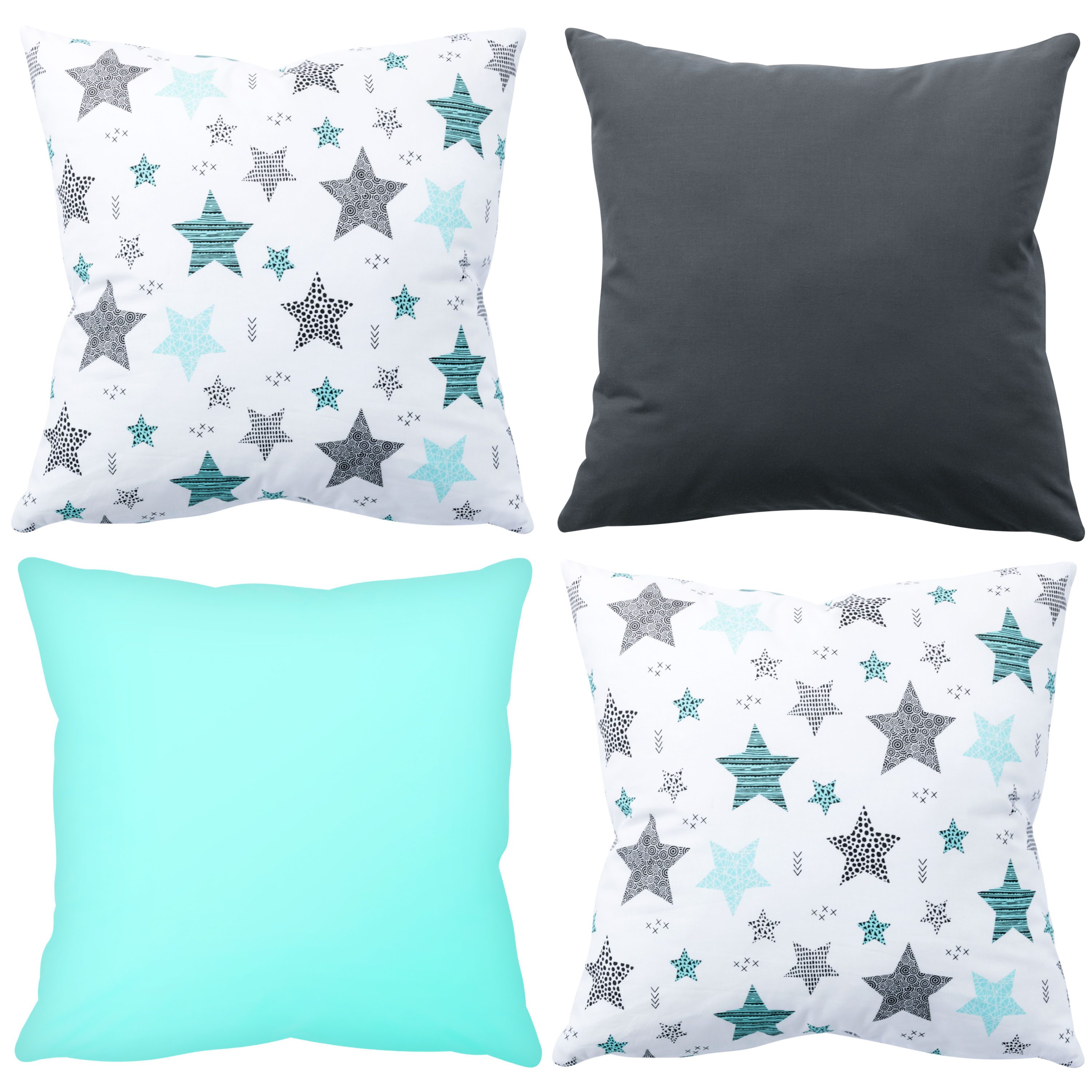 Amilian Декоративные подушки 4er Set - Декоративные подушки mit Füllung - 40x40 cm - Deko Подушки