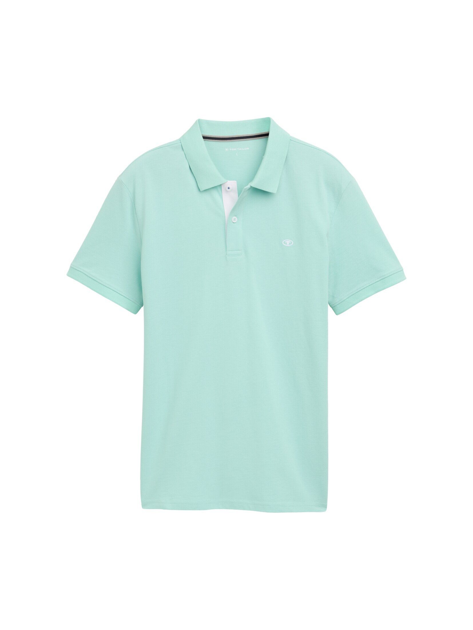 TOM TAILOR Poloshirt mit farblich hervorgehobener günstig online kaufen