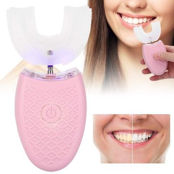 Fivejoy Schallzahnbürste Ultraschallzahnbürste U-förmige elektrische Schallzahnbürste Erwachsen, Automatisch Reinigung, Zahnbürste Mundpflege-Werkzeug
