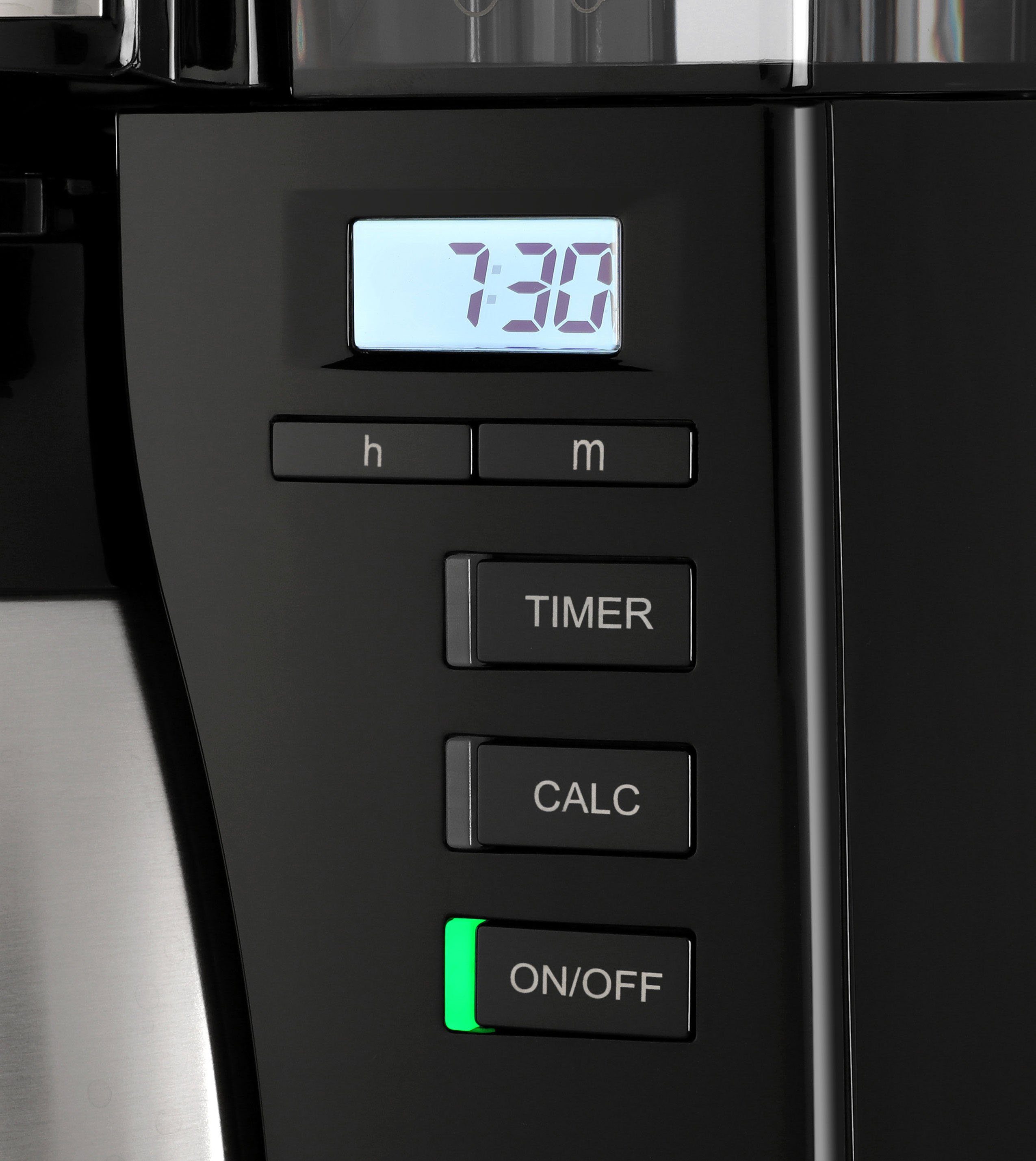 1025-18 Papierfilter Kaffeekanne, schwarz, Filterkaffeemaschine 1x4 Therm Melitta Timer 1,25l LOOK®