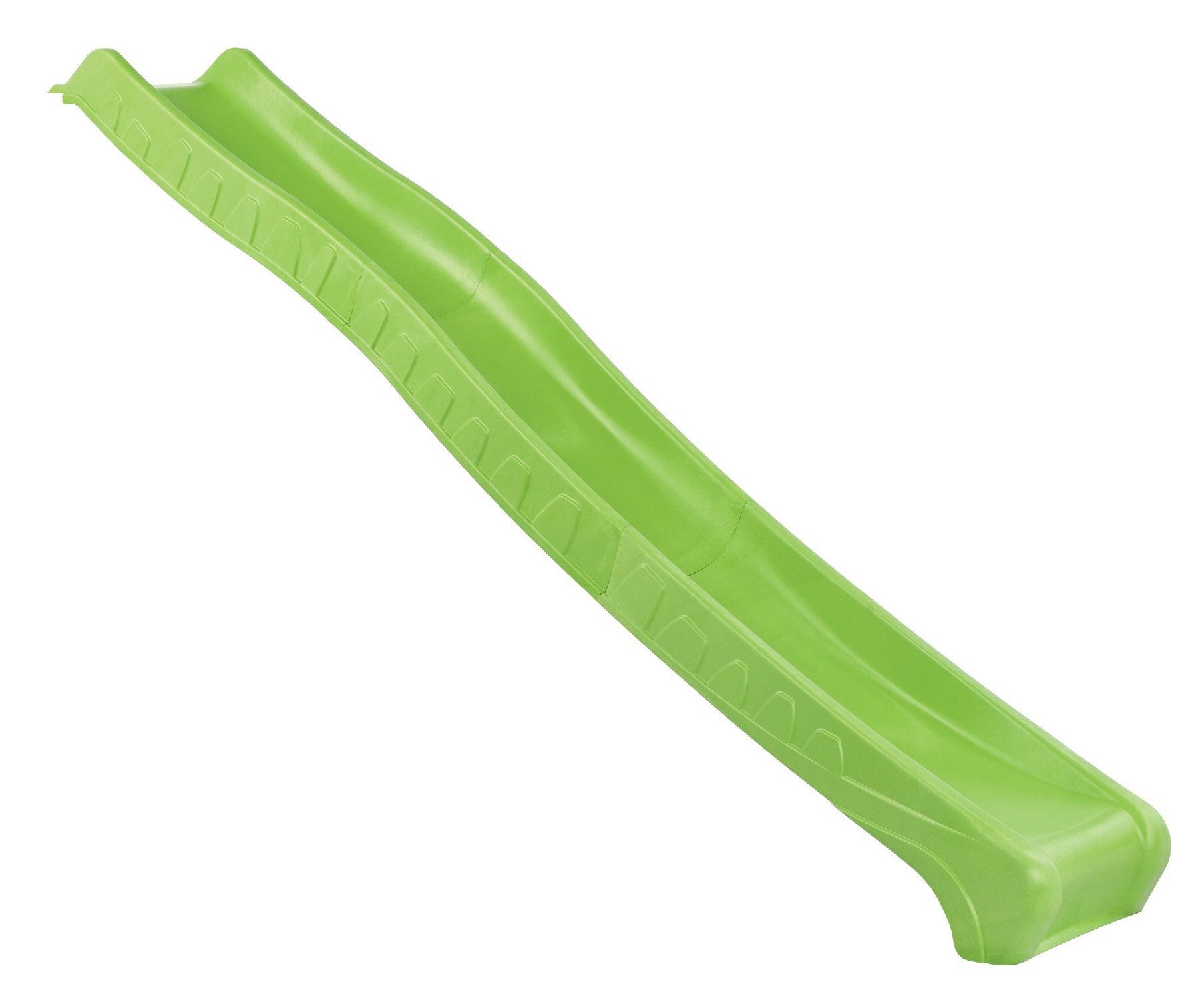 TikTakToo Wellenrutsche Wellenrutsche HDPE-Wellenrutsche Limette – Anbauhöhe 1,50 m, Klappbar, Wasseranschluss, HDPE, UV-beständig, 3-teilig, EN 71
