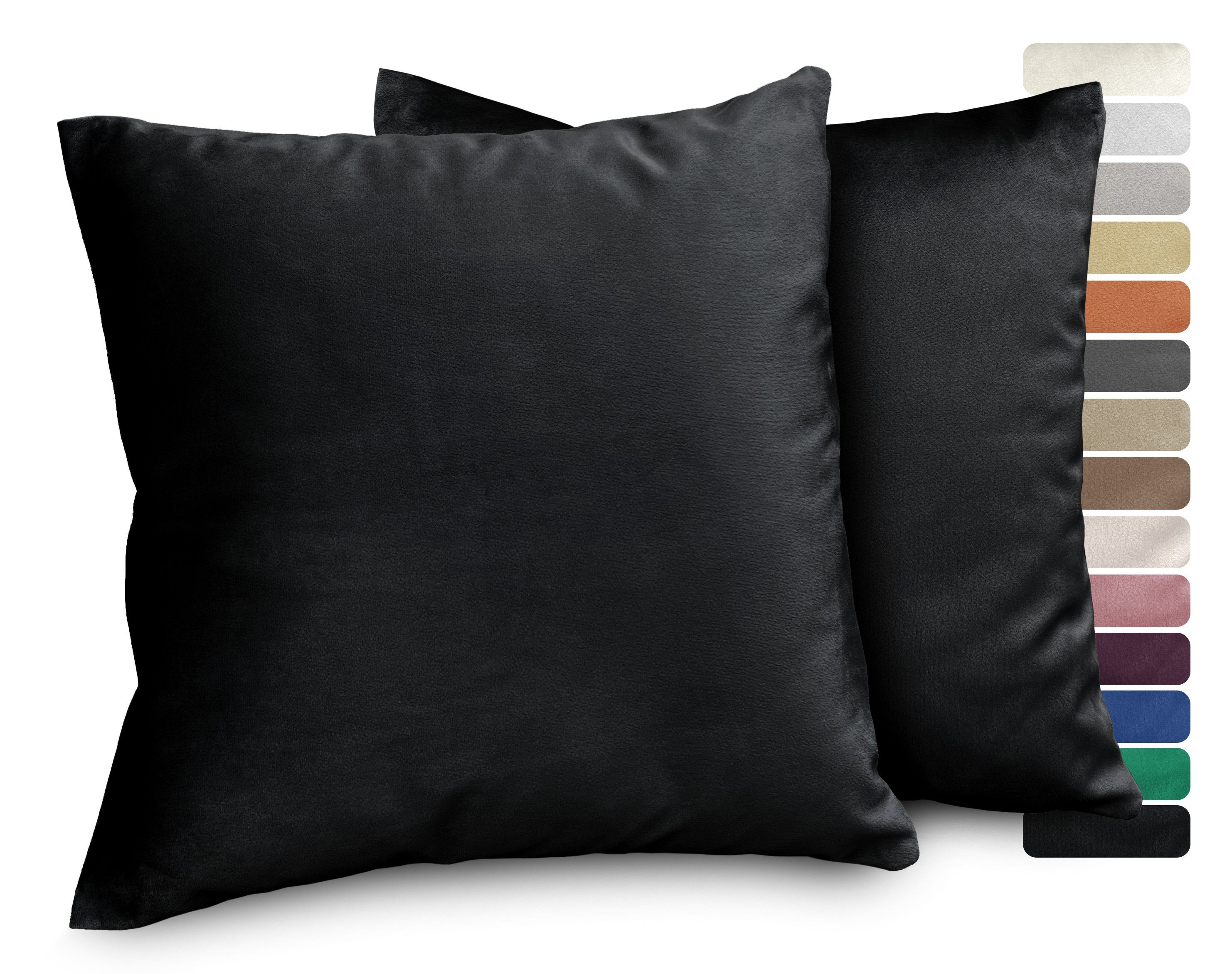 Beautex Kissenhüllen Samt Kissenhüllen 2er Set, günstig online kaufen