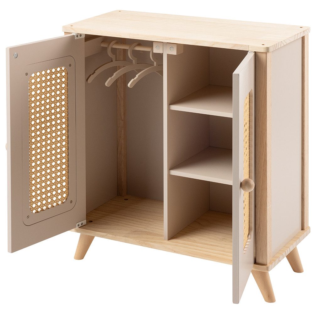 howa Puppenkleiderschrank miniflowers, aus Holz, Puppenmöbel günstig online kaufen