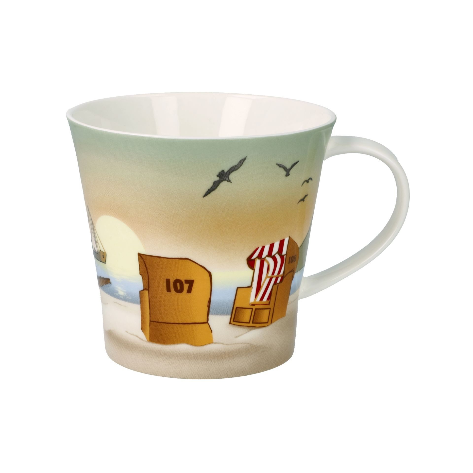 Goebel Tasse Sunset Mood 10x9.5x13 cm, Porzellan, Spülmaschinengeeignet; Mikrowellengeeignet