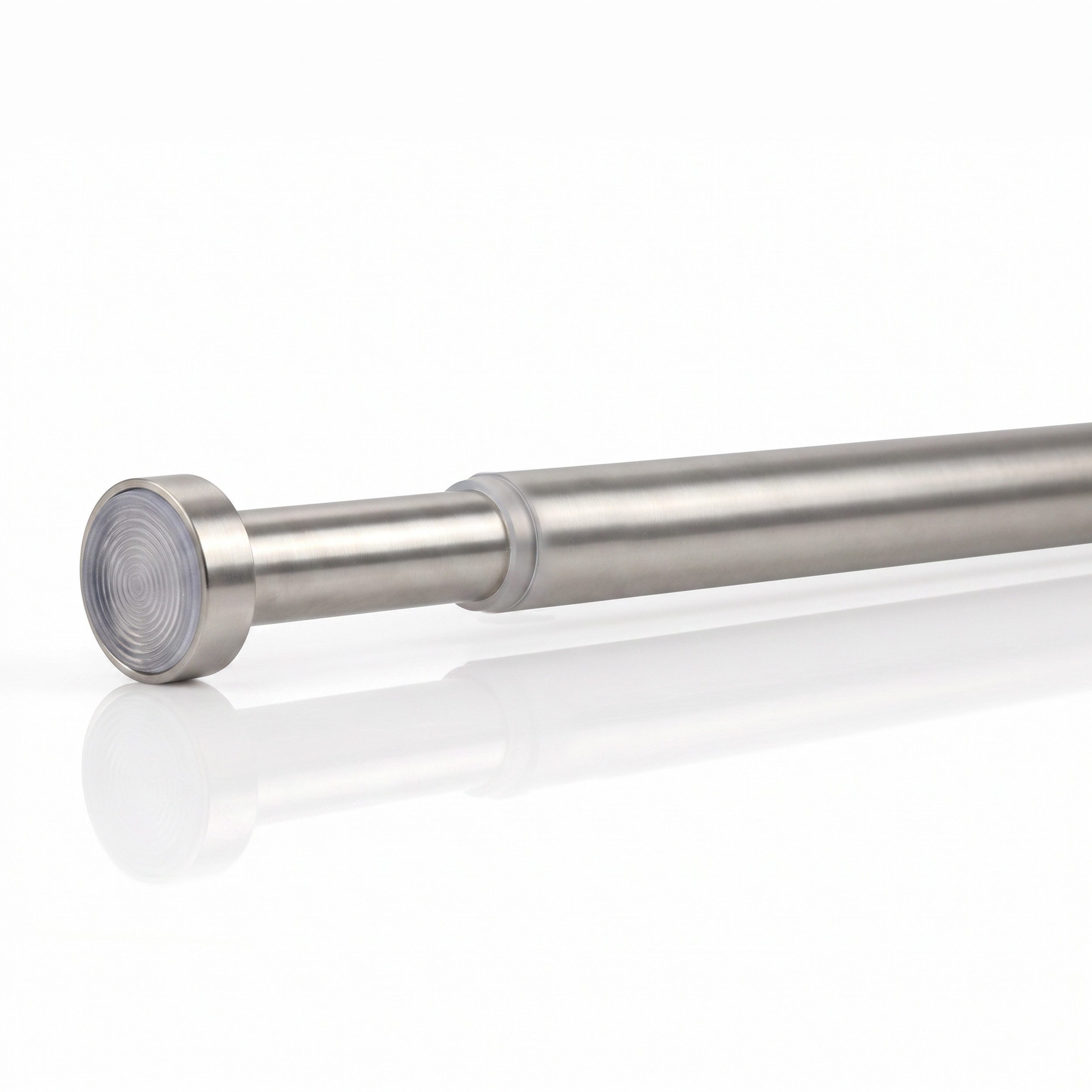 Deco-Raum Duschvorhangstange X-press, Ø 19 mm, 1-läufig, ausdrehbar, ohne Bohren, geklemmt, Metall, flexibel einsetzbar