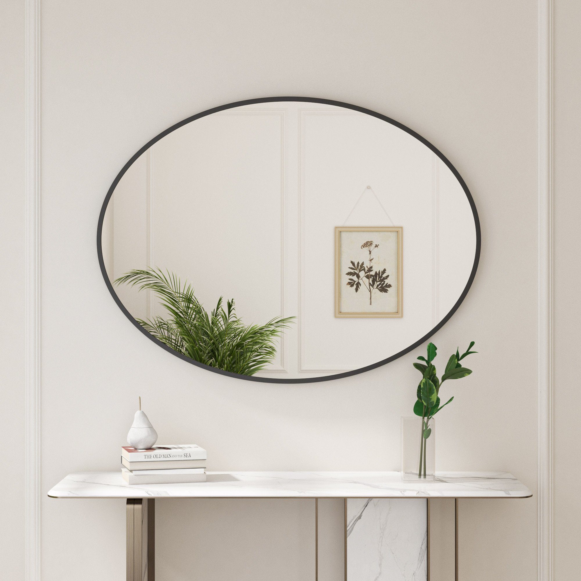 Boromal Dekospiegel Flur 50x70cm für Wohnzimmer günstig online kaufen