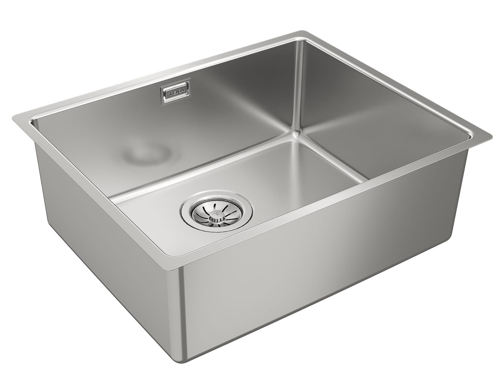 Teka Edelstahlspüle, rechteckig, 54/44 cm, (1 St)