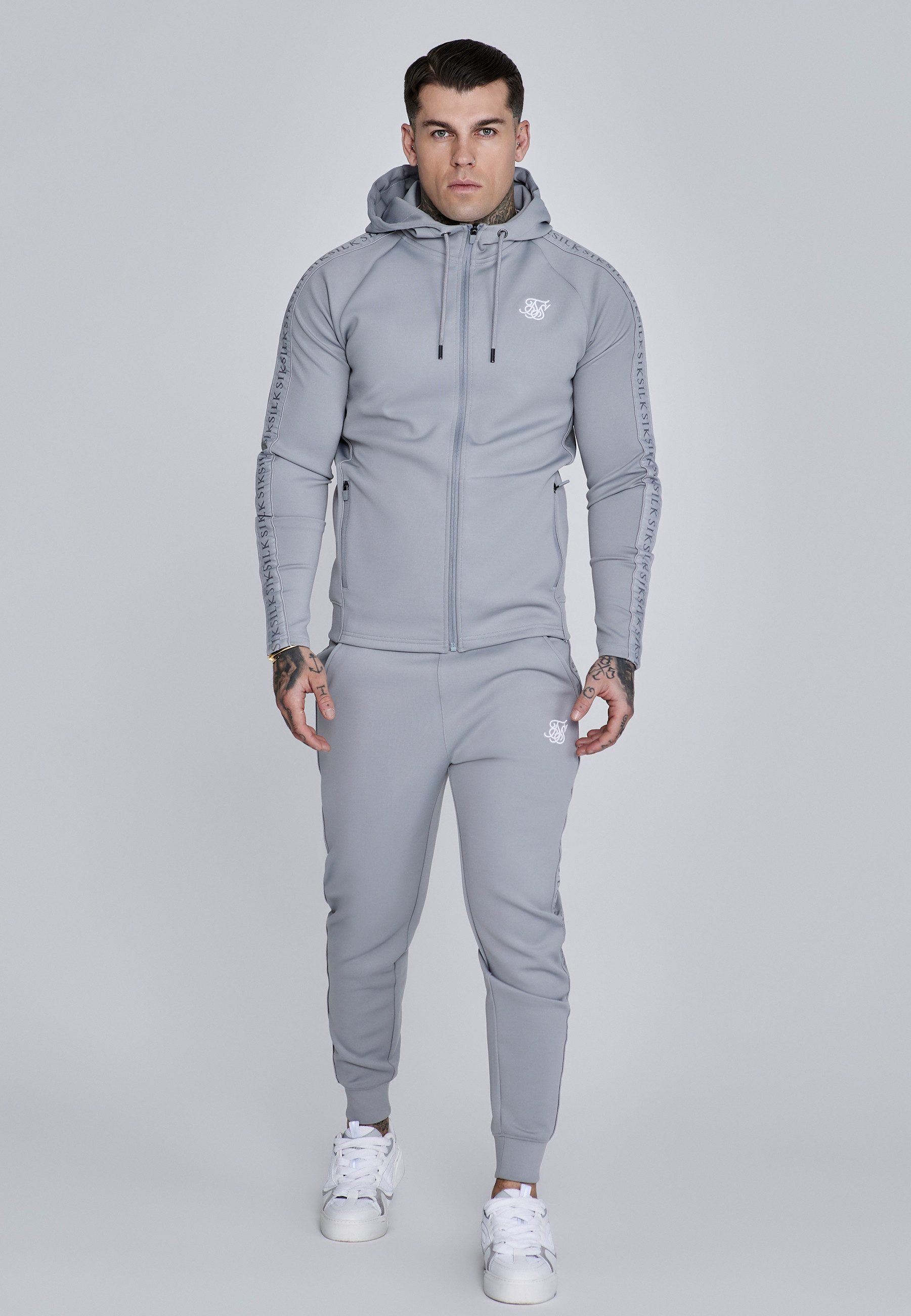 Siksilk Sweatanzug SikSilk Herren Hoodie und Jogginghose Set