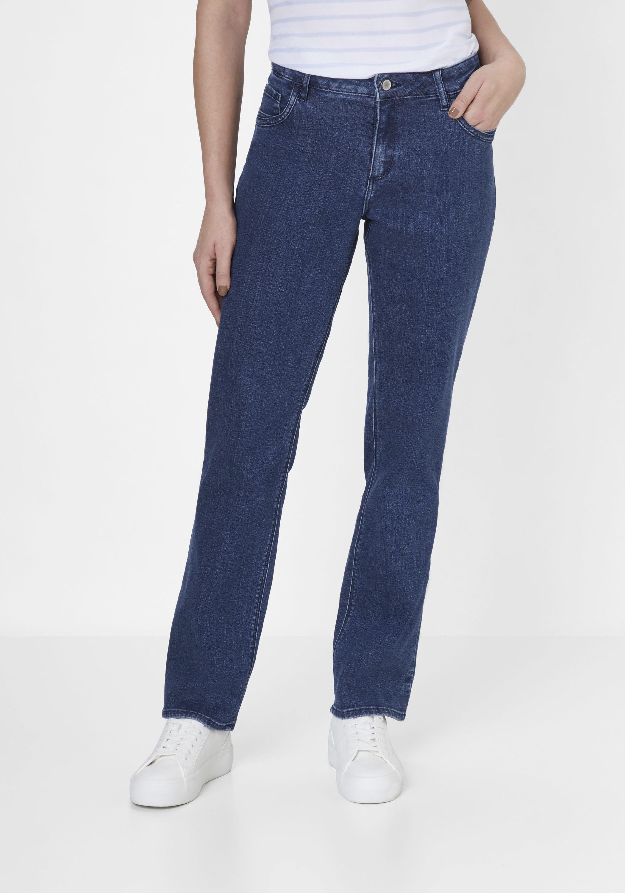 Paddock's Straight-Jeans LARA Straight-Fit 5-Pocket Джинси mit Stretch