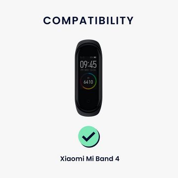 kwmobile Uhrenarmband 2x Sportarmband für Xiaomi Mi Band 4, Armband TPU Silikon Set Fitnesstracker