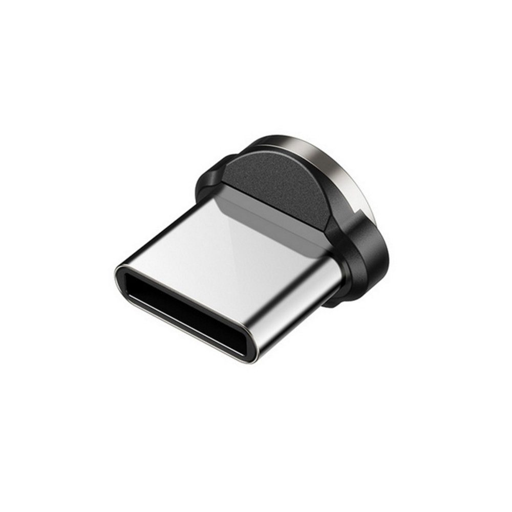 Maclean MCE474/MCE475 USB-Kabel, (100 cm), Magnetisches USB Kabel mit USB-Typ-C Adapter Magnetverbindung