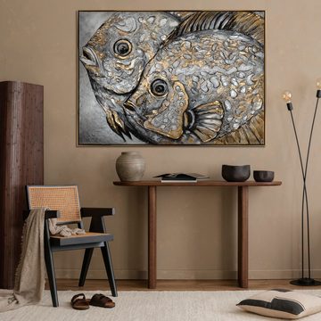 YS-Art Gemälde Magische Fische, Tier