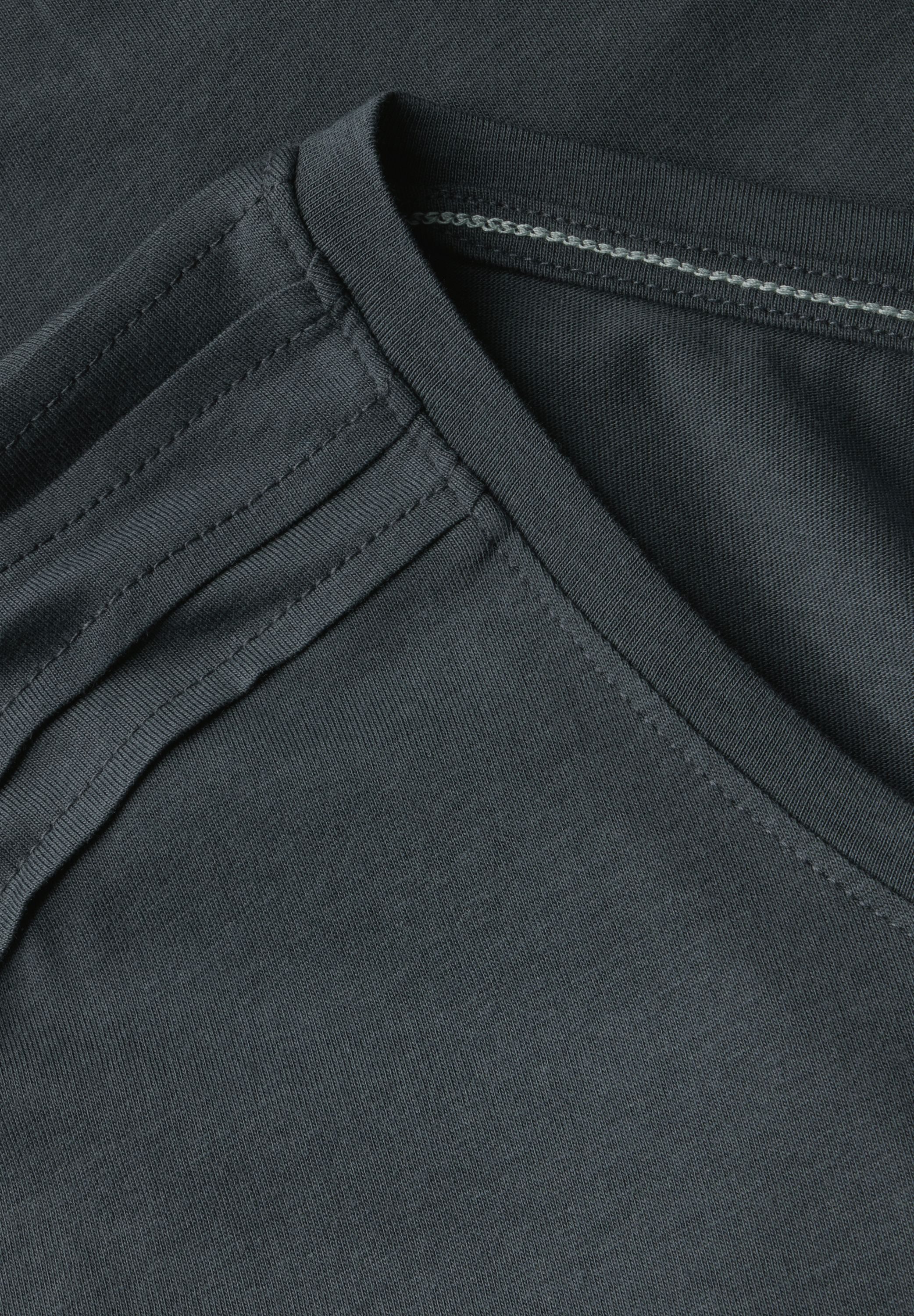 Cecil V-Shirt, mit Elastiksaum günstig online kaufen
