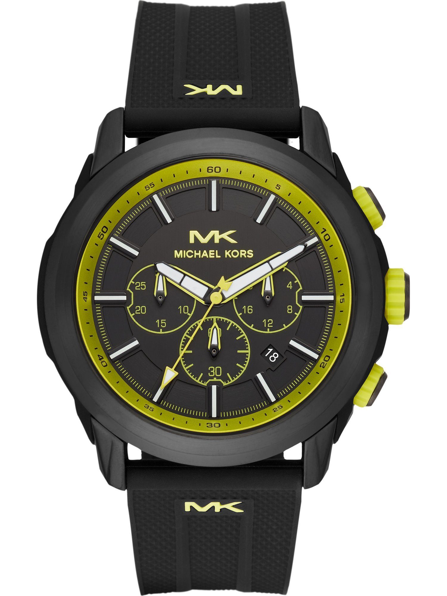 MICHAEL KORS Chronograph Michael Kors Herren-Uhren Analog Quarz, Farbe ...