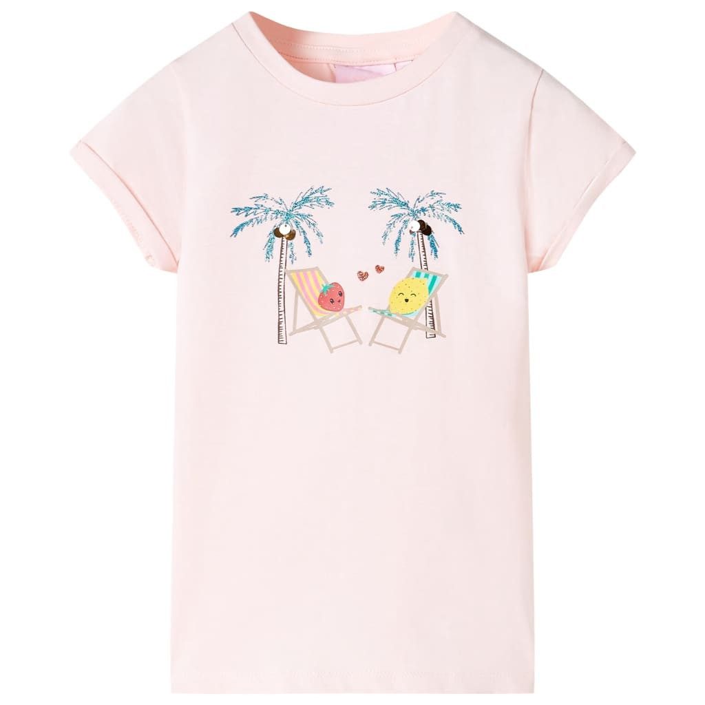 T-Shirt Kinder-T-Shirt Zartrosa 140