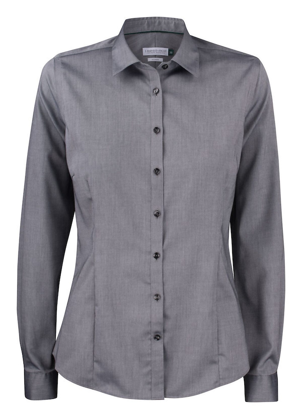 HarvestFrost Businesshemd Green Bow 01 Women