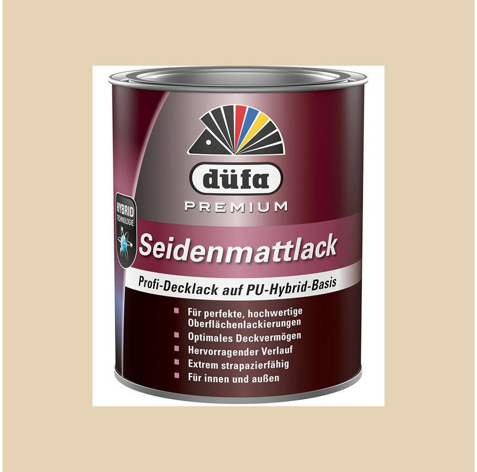 Thumbnail - düfa Lack PREMIUM Seidenmattlack 750 ml matter Buntlack, Profi-Decklack mit Hybridtechnologie