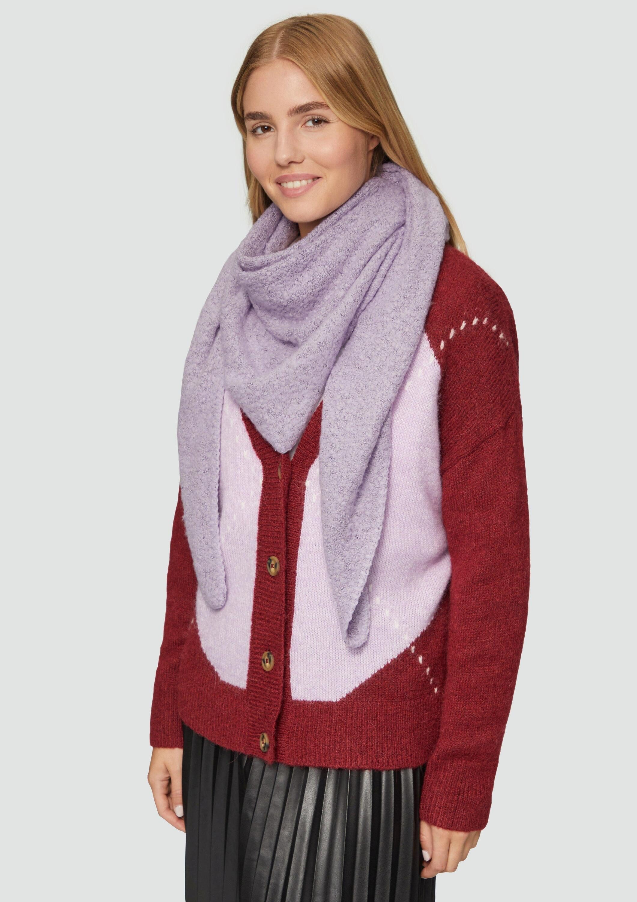 s.Oliver Schal Tuch, Schal aus Baumwollmix günstig online kaufen