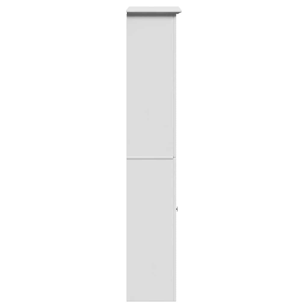 vidaXL Badezimmer-Set Badschrank BODO Weiß 44x30x160 cm, (1-St)