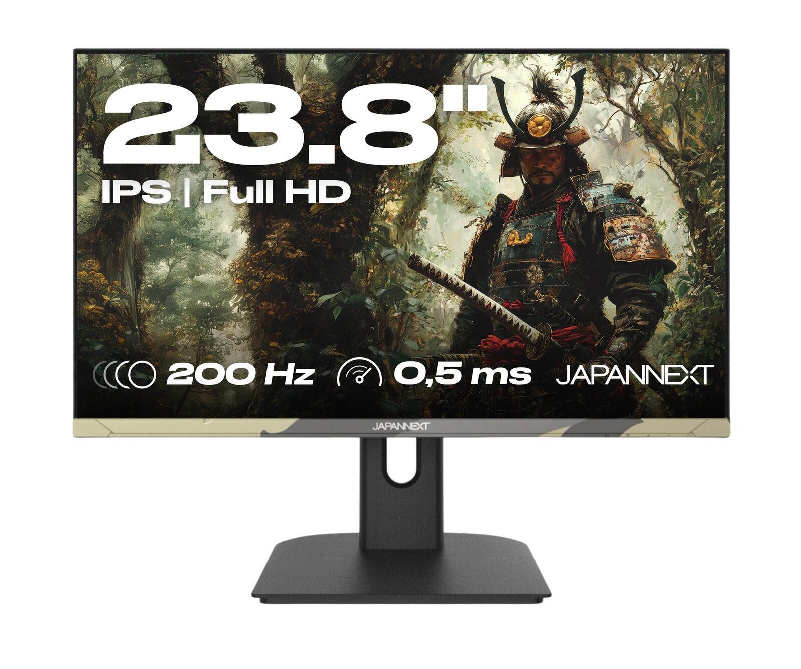 JAPANNEXT Gaming-LED-Monitor (1920 x 1080, 0,5 ms Reaktionszeit, 200 Hz, ELED)