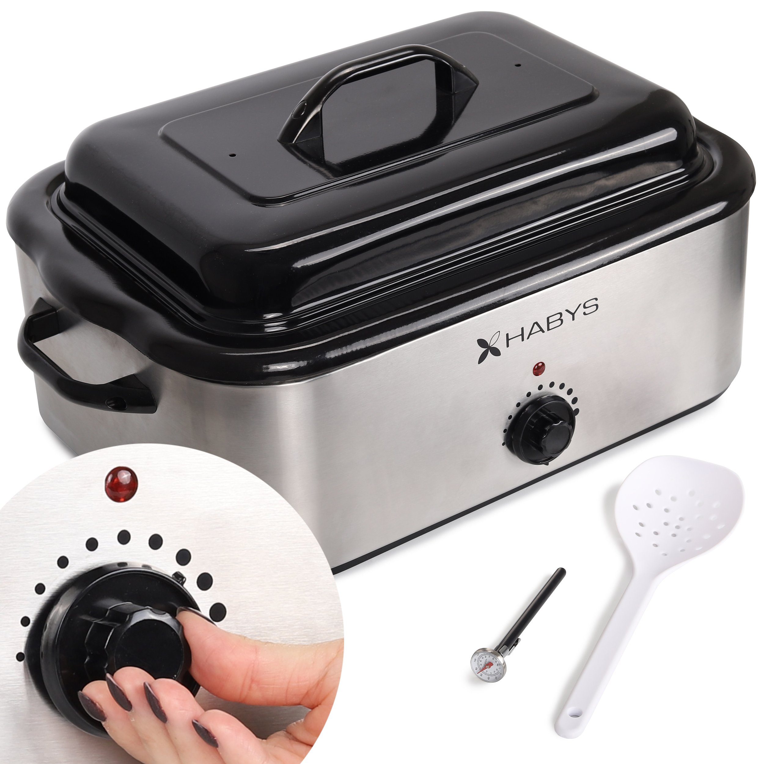 Habys Massageliege Hot Stone Wärmegerät Heizgerät Erwärmer 17L Analog Anzeige