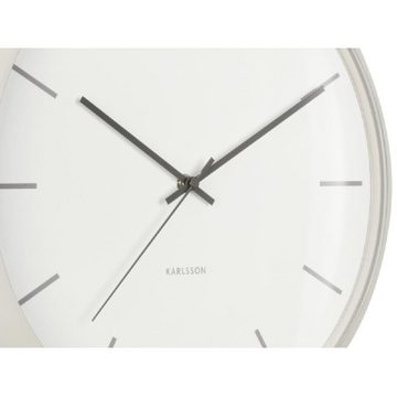 Karlsson Uhr Wanduhr Nirvana Globe Warm Grey (40cm)