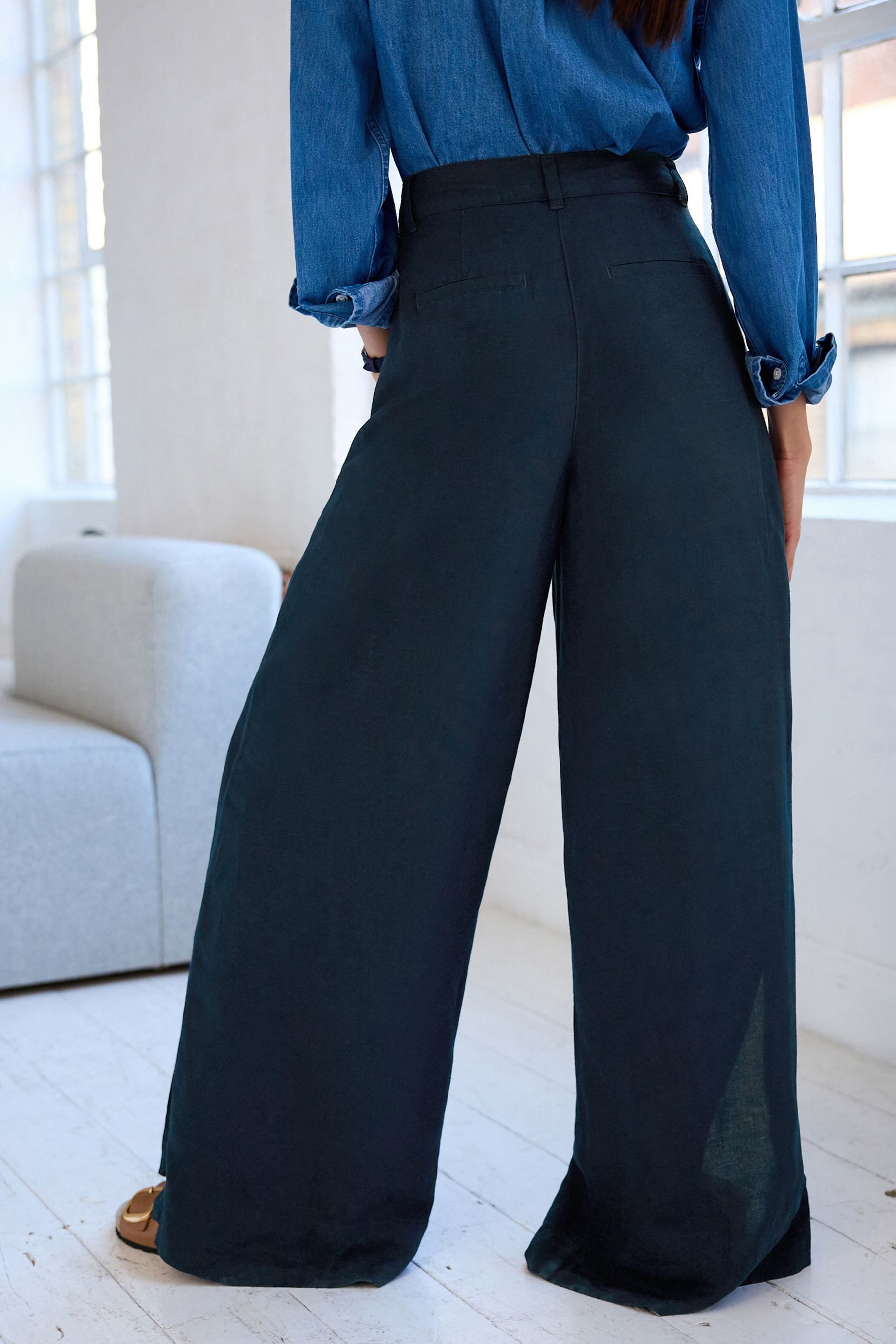 Next Stoffhose Weite Hose im Wickellook günstig online kaufen