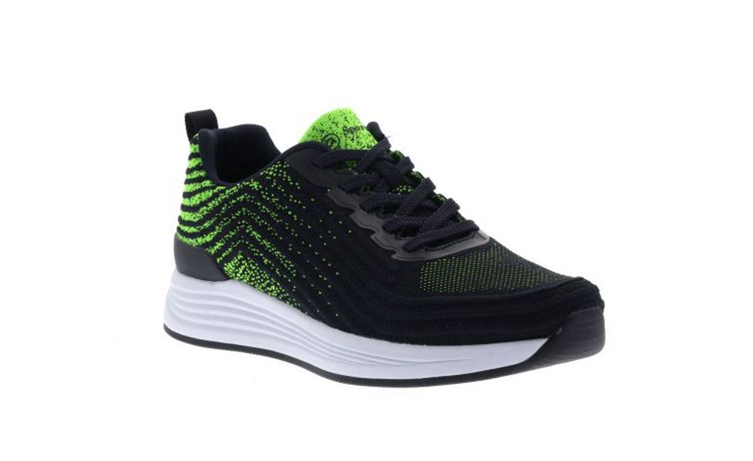Ara ara Herren Sneaker CHICAGO Knit-Stretch 11-13601-03 blue/neon green Sneaker