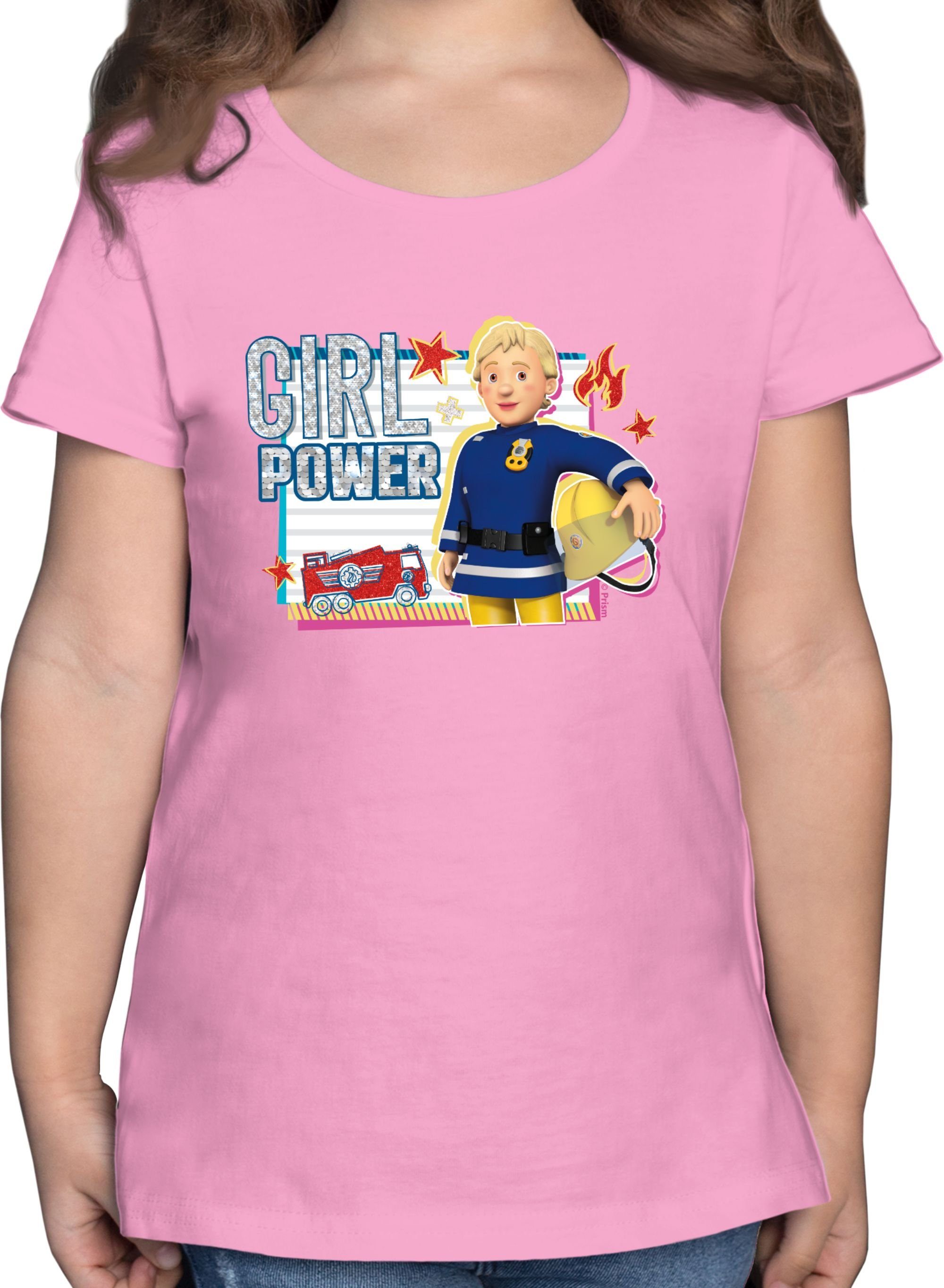 Shirtracer T-Shirt Girl Power - Penny Feuerwehrmann Sam Mädchen