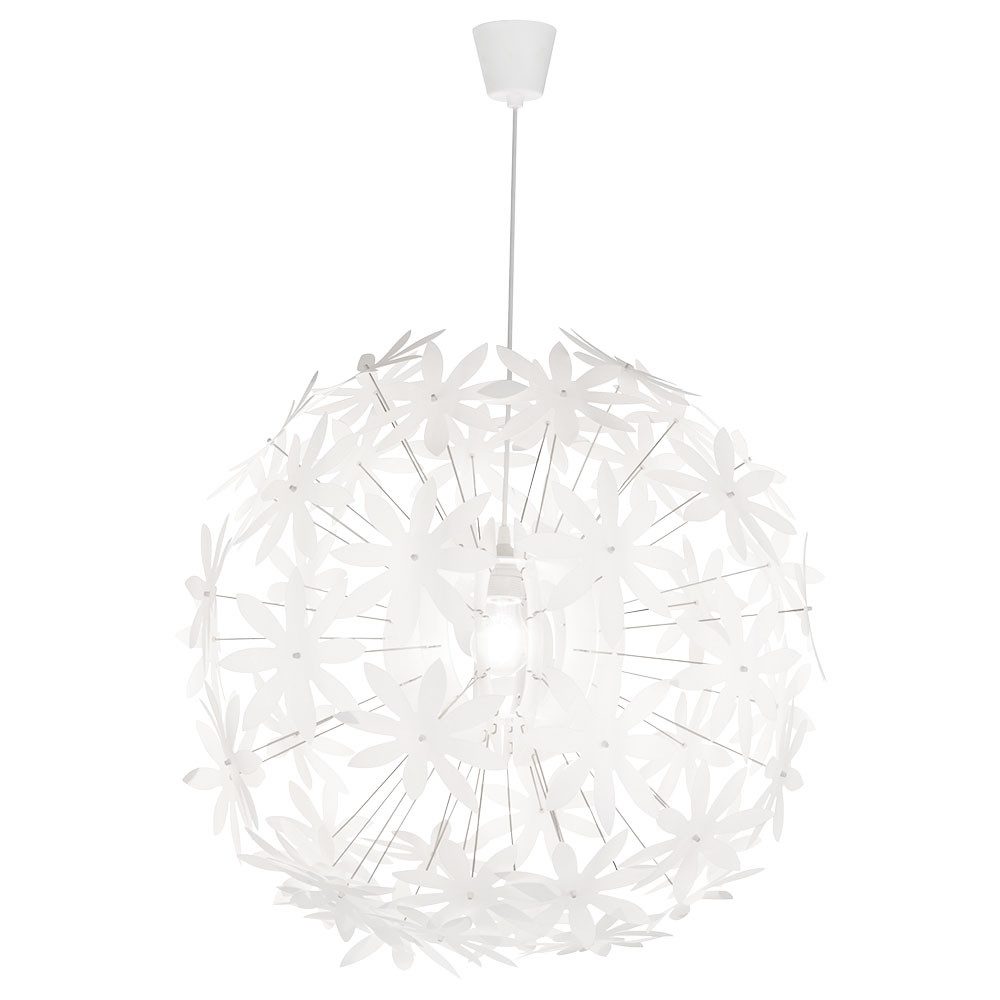 GLOBO LIGHTING LED Pendelleuchte, Leuchtmittel inklusive, Warmweiß, Pendel Leuchte Beleuchtung Hänge Lampe Blüten Strahler im