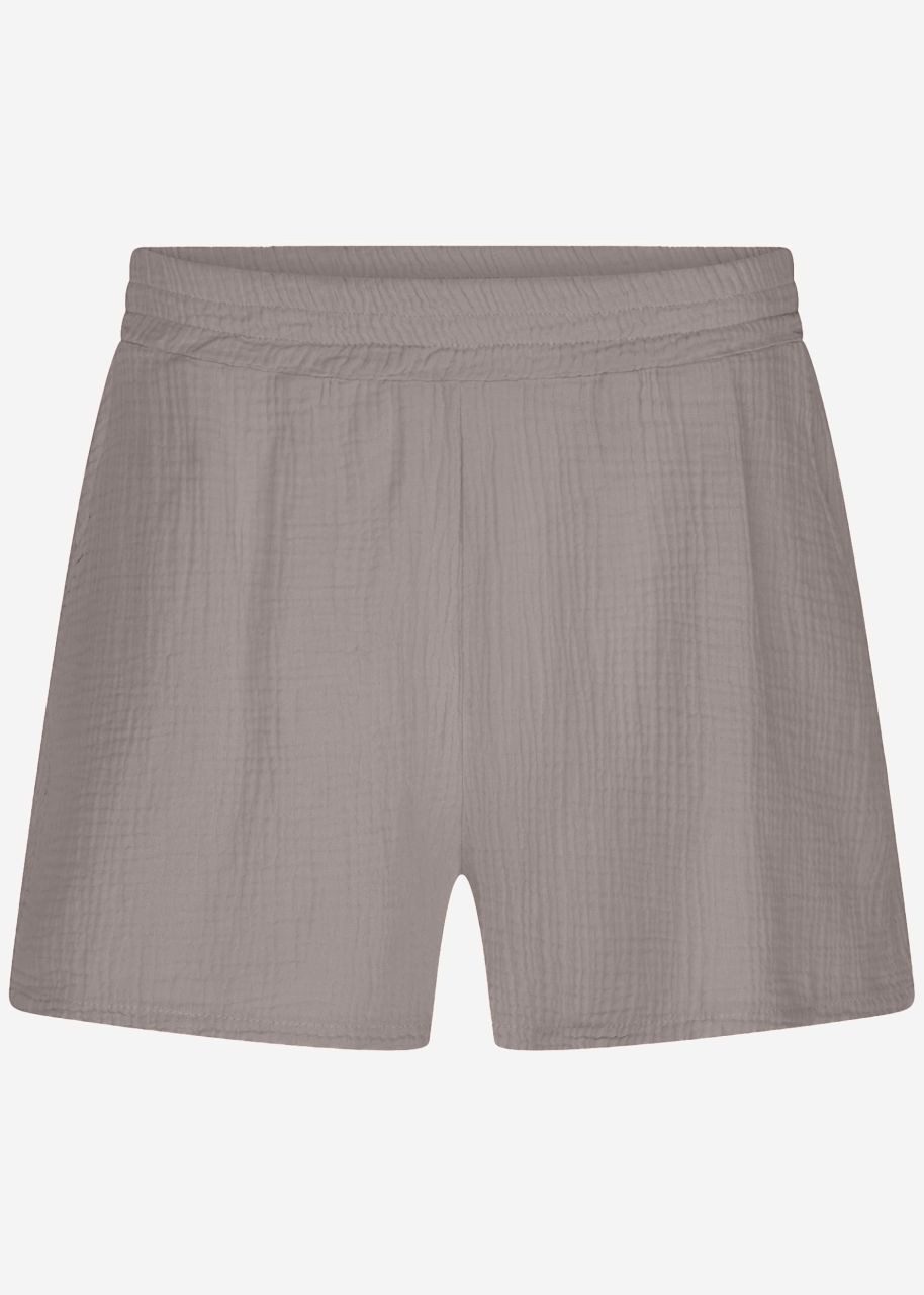 SASSYCLASSY Shorts High-Waist Musselin Shorts Damen günstig online kaufen