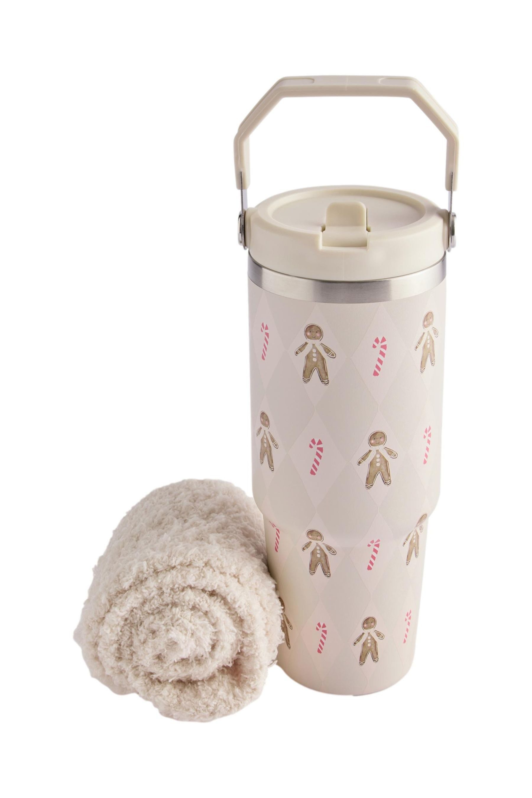 Next Trinkflasche Weihnachtsgeschenkset aus Edelstahlflasche 900 ml