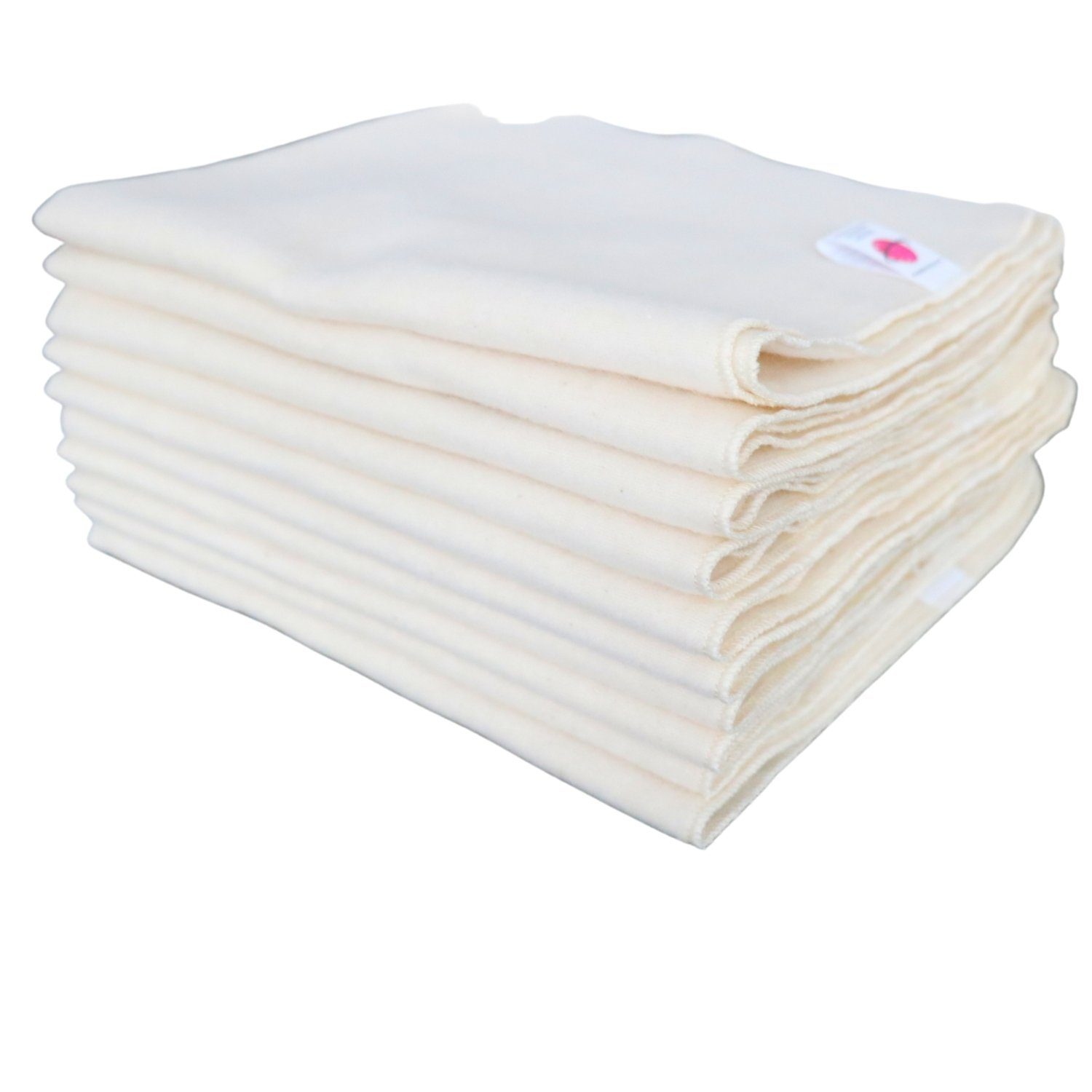 Babymajawelt Тканевые подгузники Windeleinlagen 40x40 SUPER SOFT Faltwindeln Einlagen Babywindeln (Set, 10-St., 10 Stück), Waschbar, Всеrgikergeeignet, Weich, Saugfähig, Made in EU