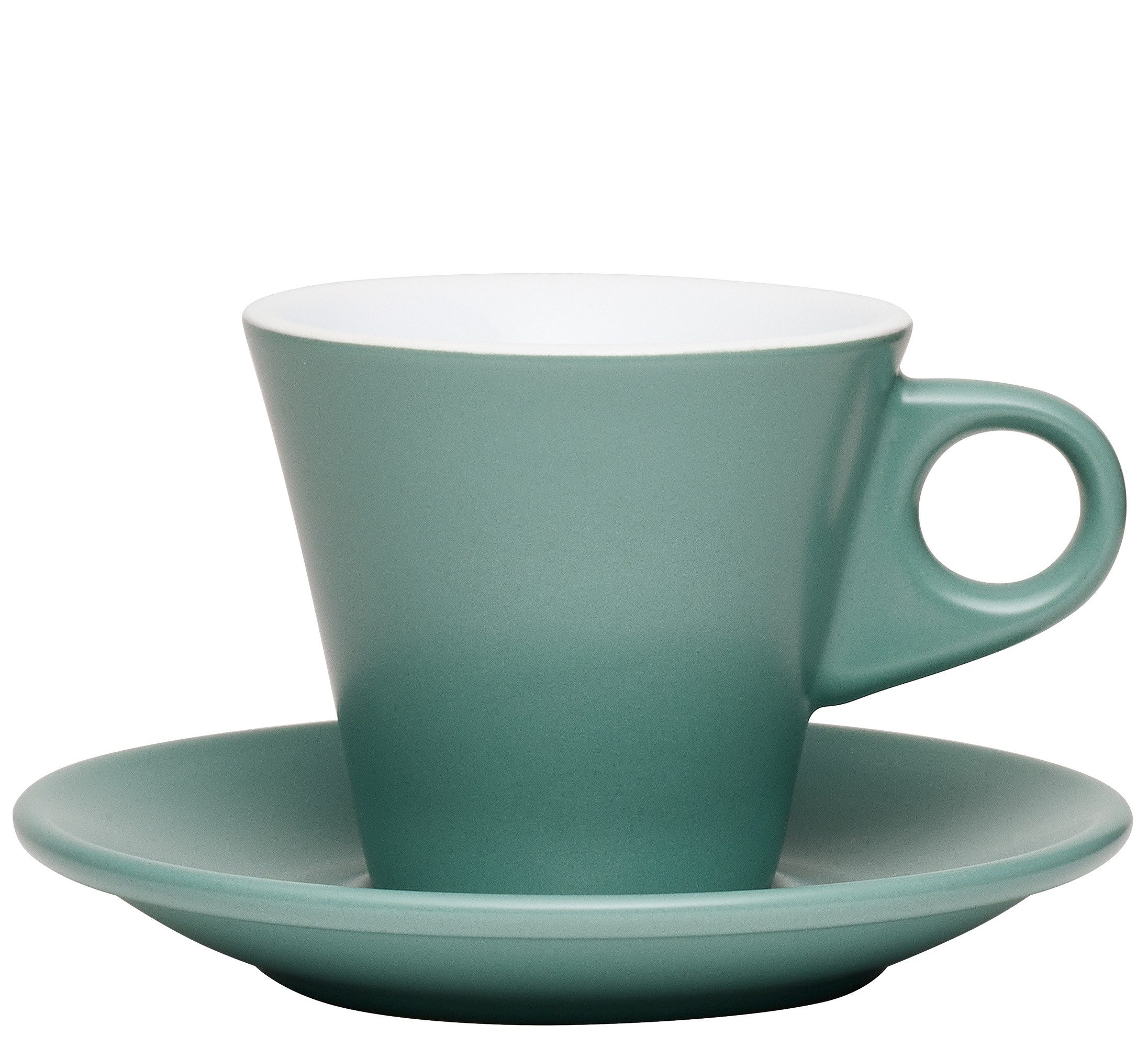 Cilio Cappuccinotasse Cappuccinotasse Kaffee Tasse mit Untertasse Porzellan cilio NAPOLI, Material: Porzellan