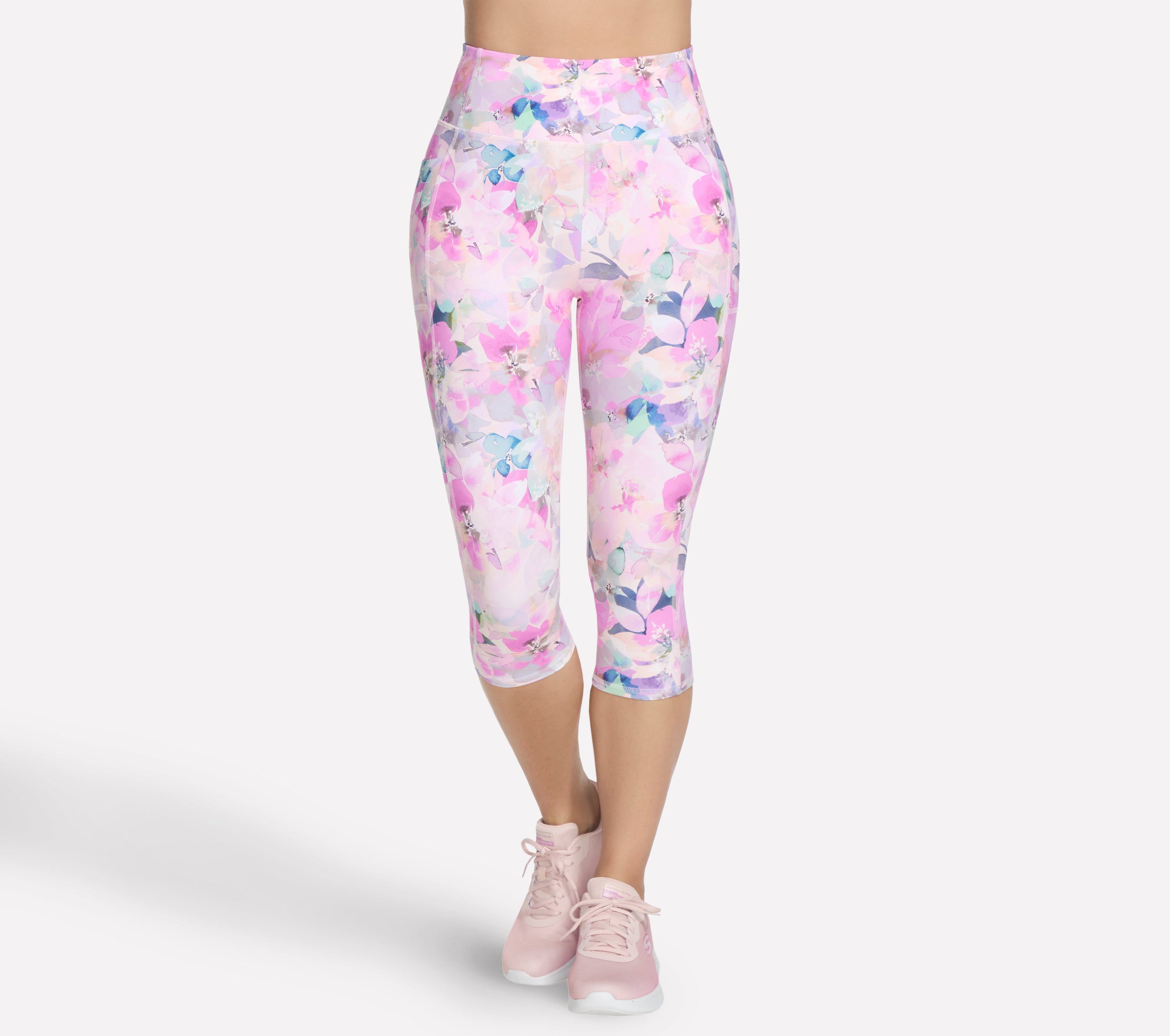 Skechers Funktionstights PEACH SEASCAPE FLORAL Funktionstights, aus Nylon und Elasthan