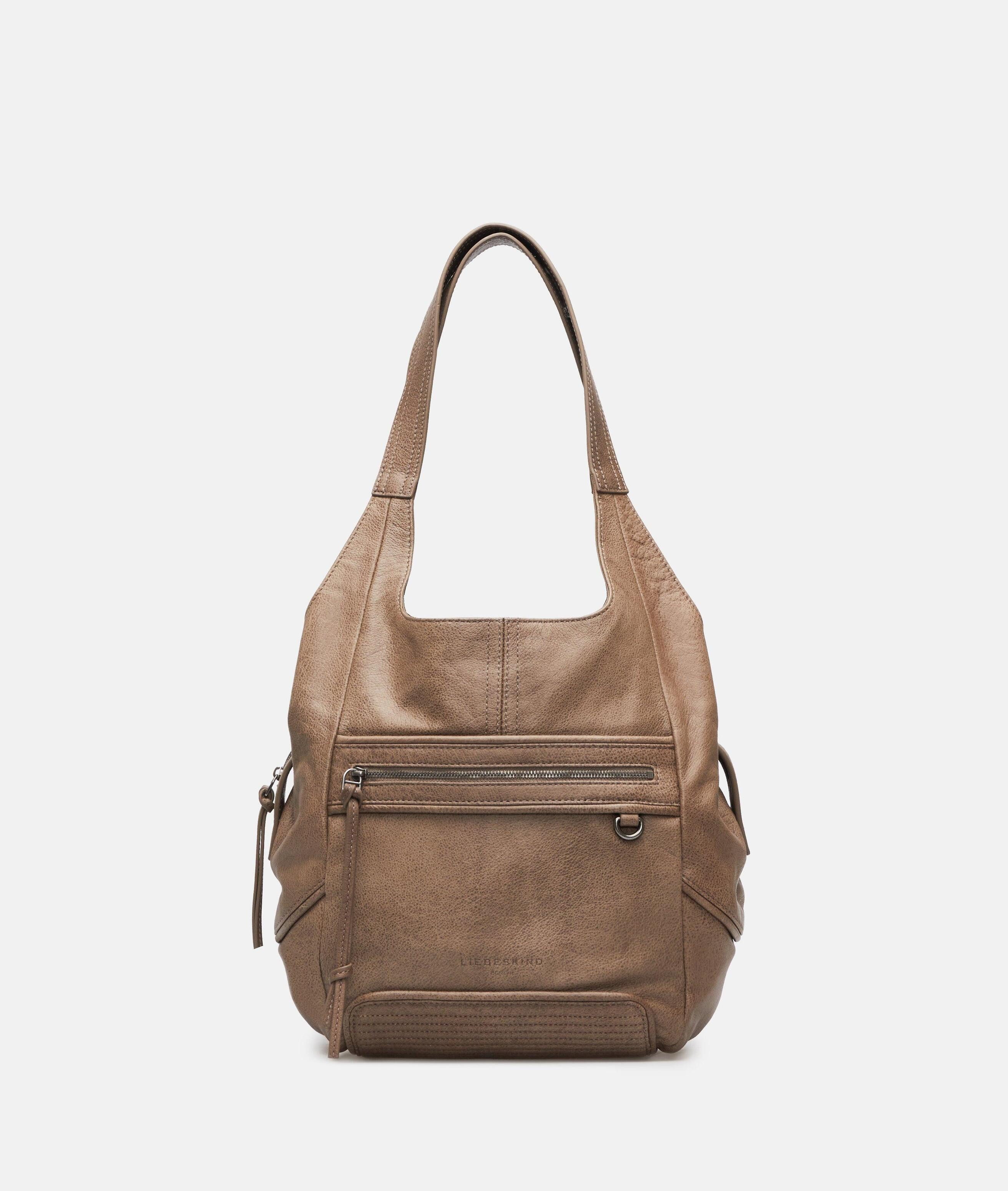 Liebeskind Berlin Handtasche Lilly II Tote M, Geräumige Beuteltasche aus weichem Yakleder