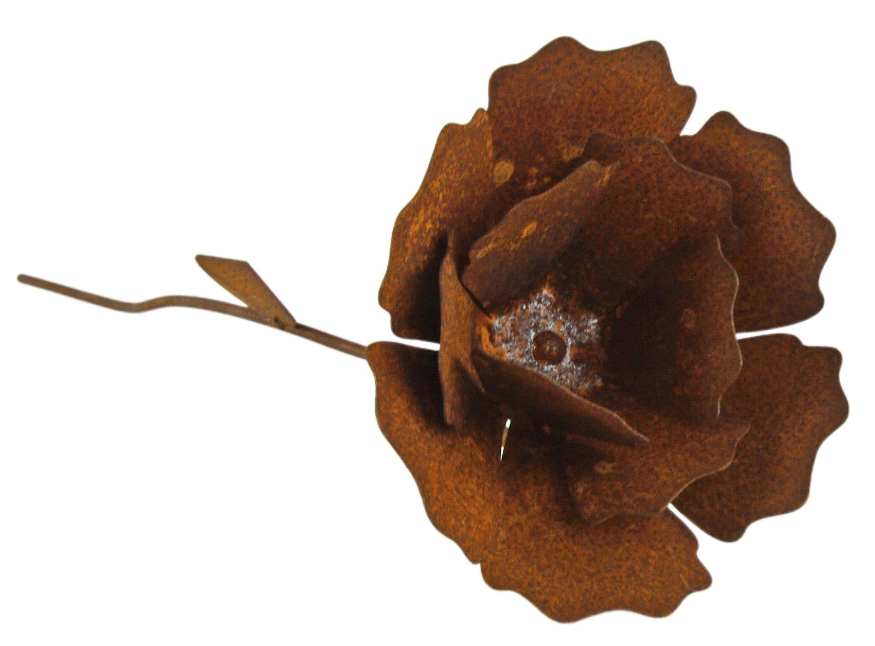 Rose Gartenstecker (1-St) Form, Gartenursel filigran Gartenstecker edle gearbeitet