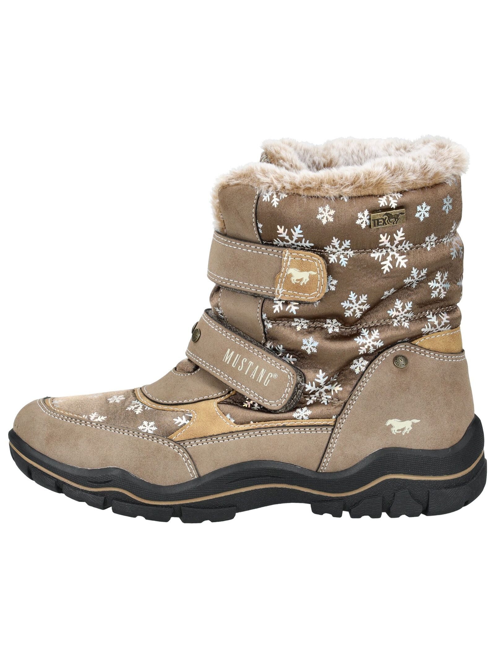 MUSTANG Stiefelette Lederimitat/Textil . Stiefelette günstig online kaufen