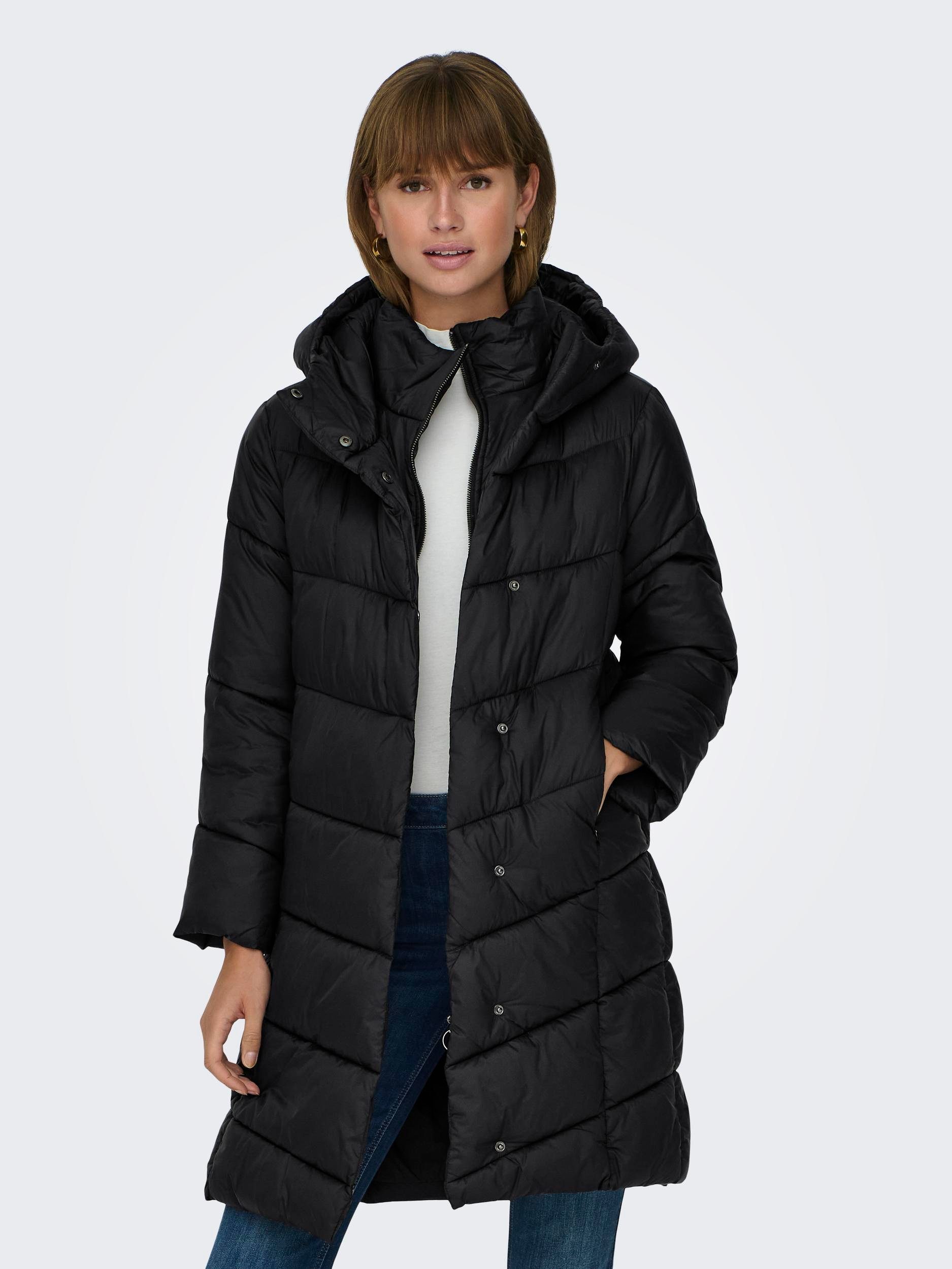 ONLY Steppmantel ONLAUDREY LONG PUFFER CC OTW Black