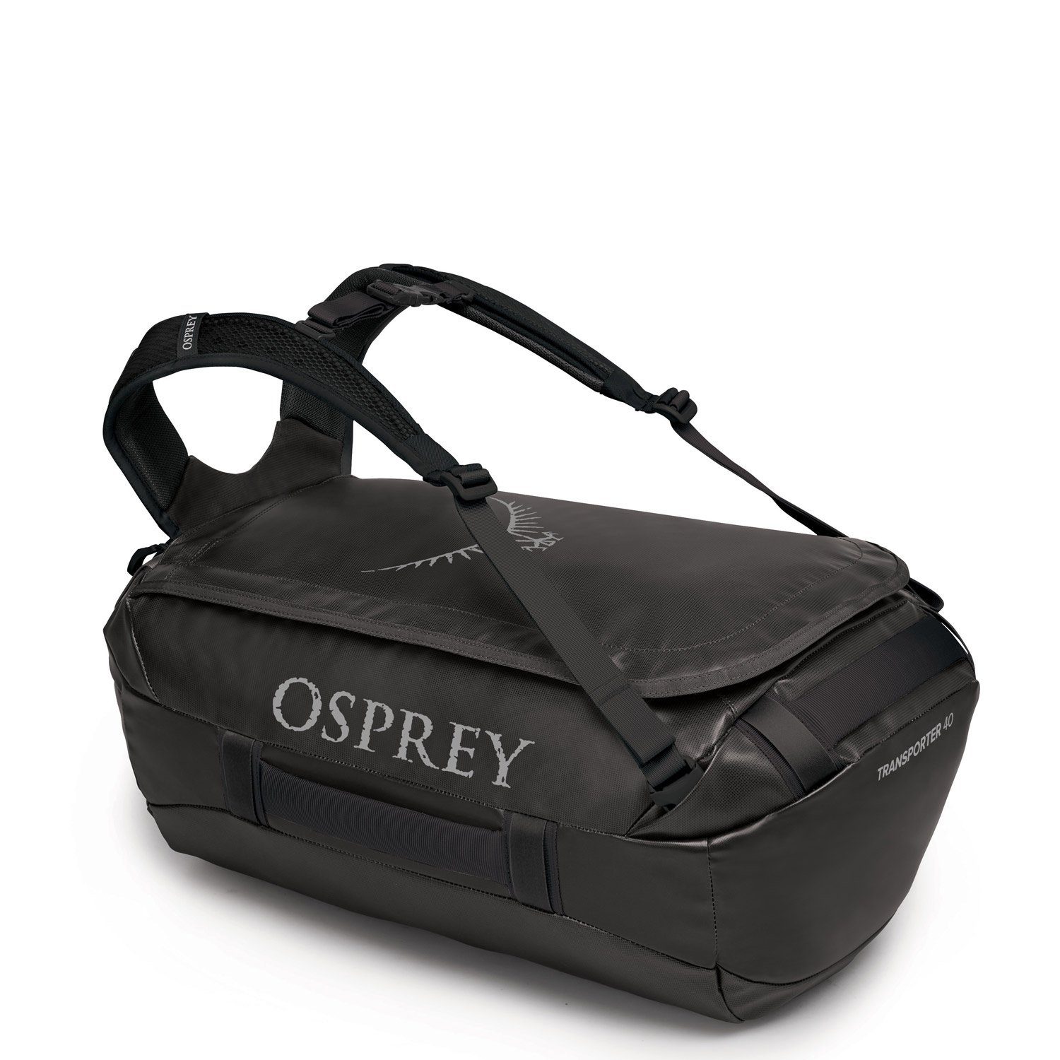 Osprey Rucksack OSPREY Reisetasche/Rucksack Transporter 40 Black (Stück, Stück)