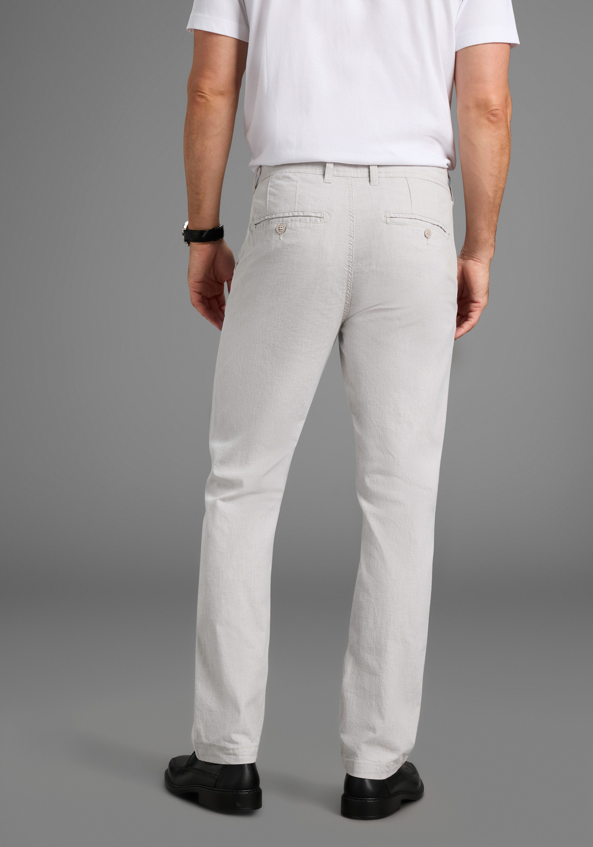 Man's World Chinohose leichte Struktur im Gewebe günstig online kaufen