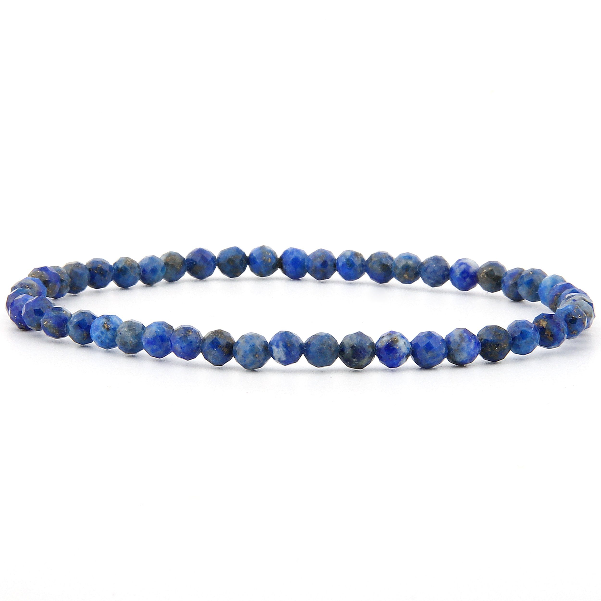 4 Vascavi Facettiert, Lapislazuli Germany, mm, Perlenarmband Made Edelstein in Naturstein, Armband Chakrastein,