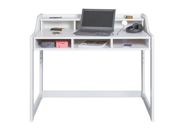 HARPER Schreibtisch Schreibtisch HARPER ITIQUIRA (BHT 112x91x68 cm) BHT 112x91x68 cm weiß