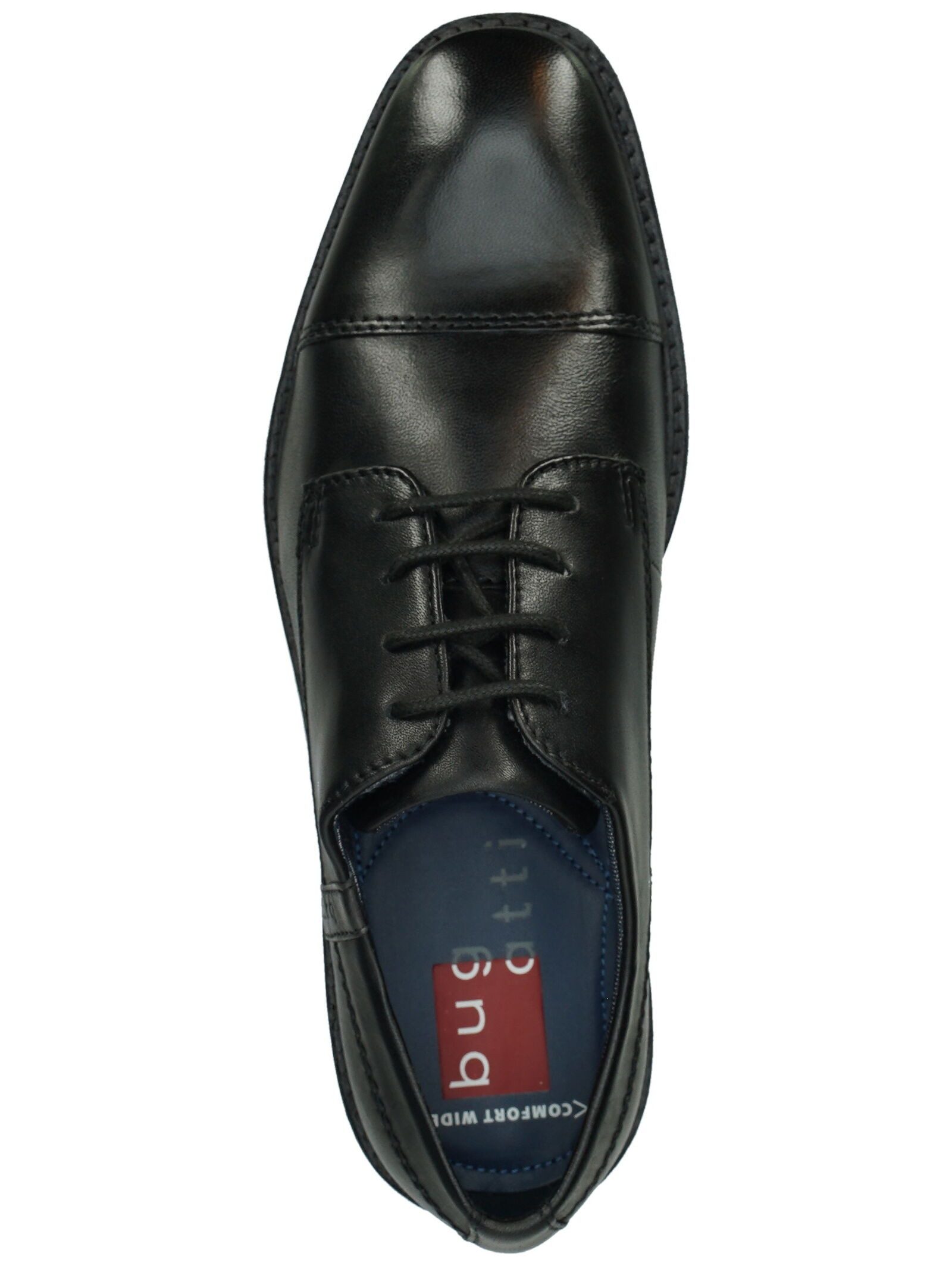 bugatti bugatti Businessschuhe Nappaleder Schnürschuh