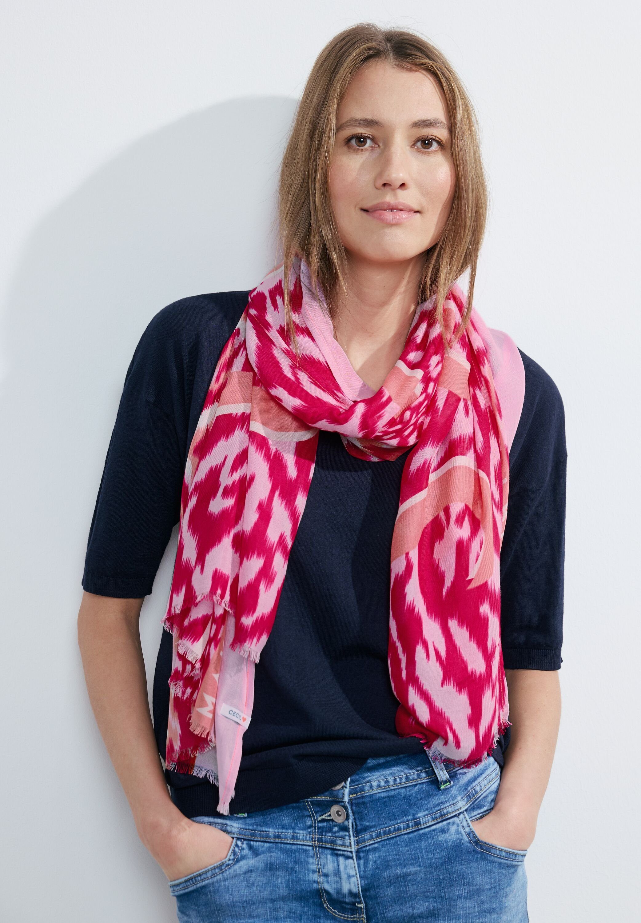 Cecil Halstuch Print Scarf, mit mehrfarbigen Muster