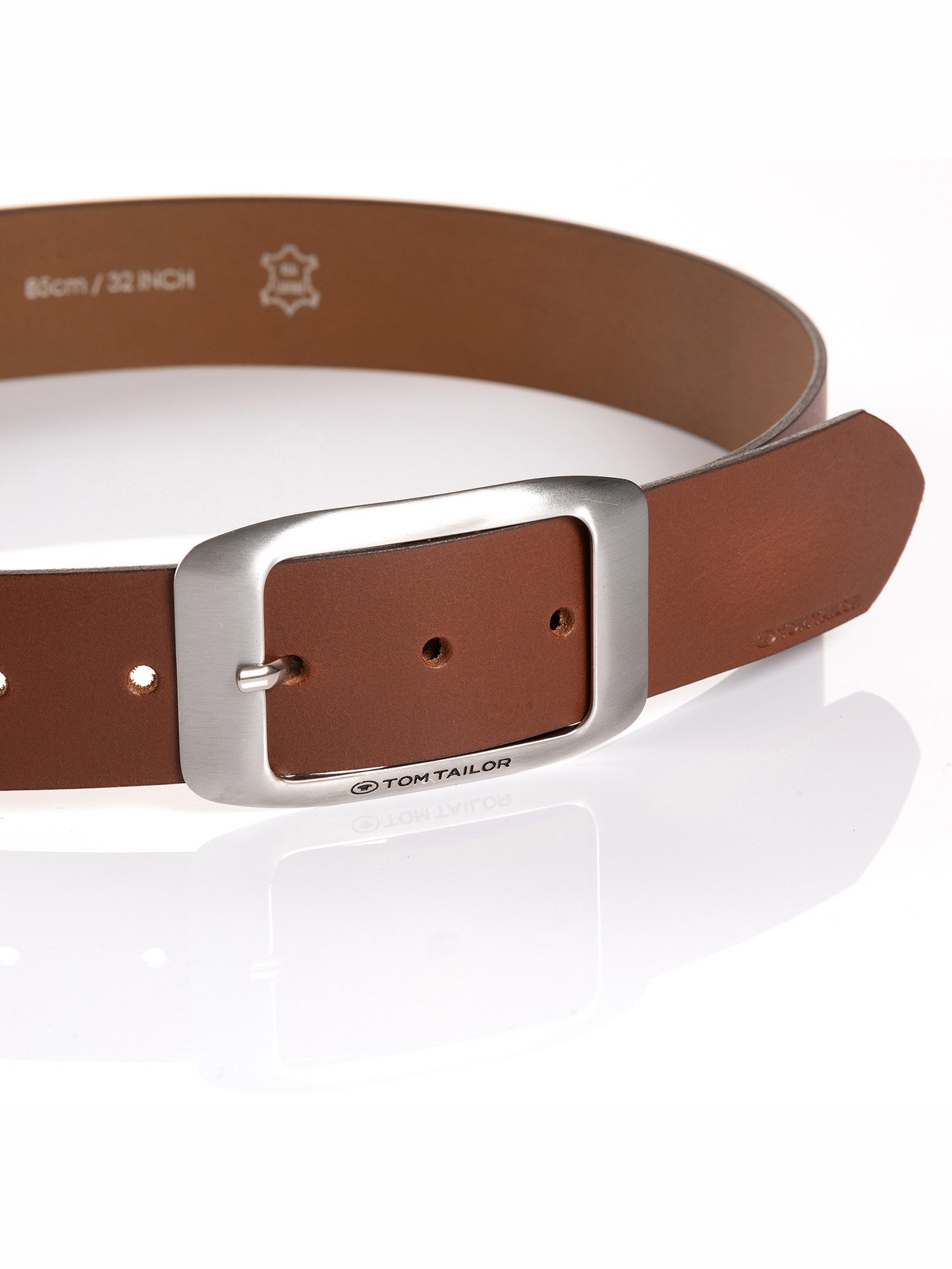 TOM TAILOR Ledergürtel TTAMY (1-St) 4 cm breiter Damengürtel, modisch vielseitig