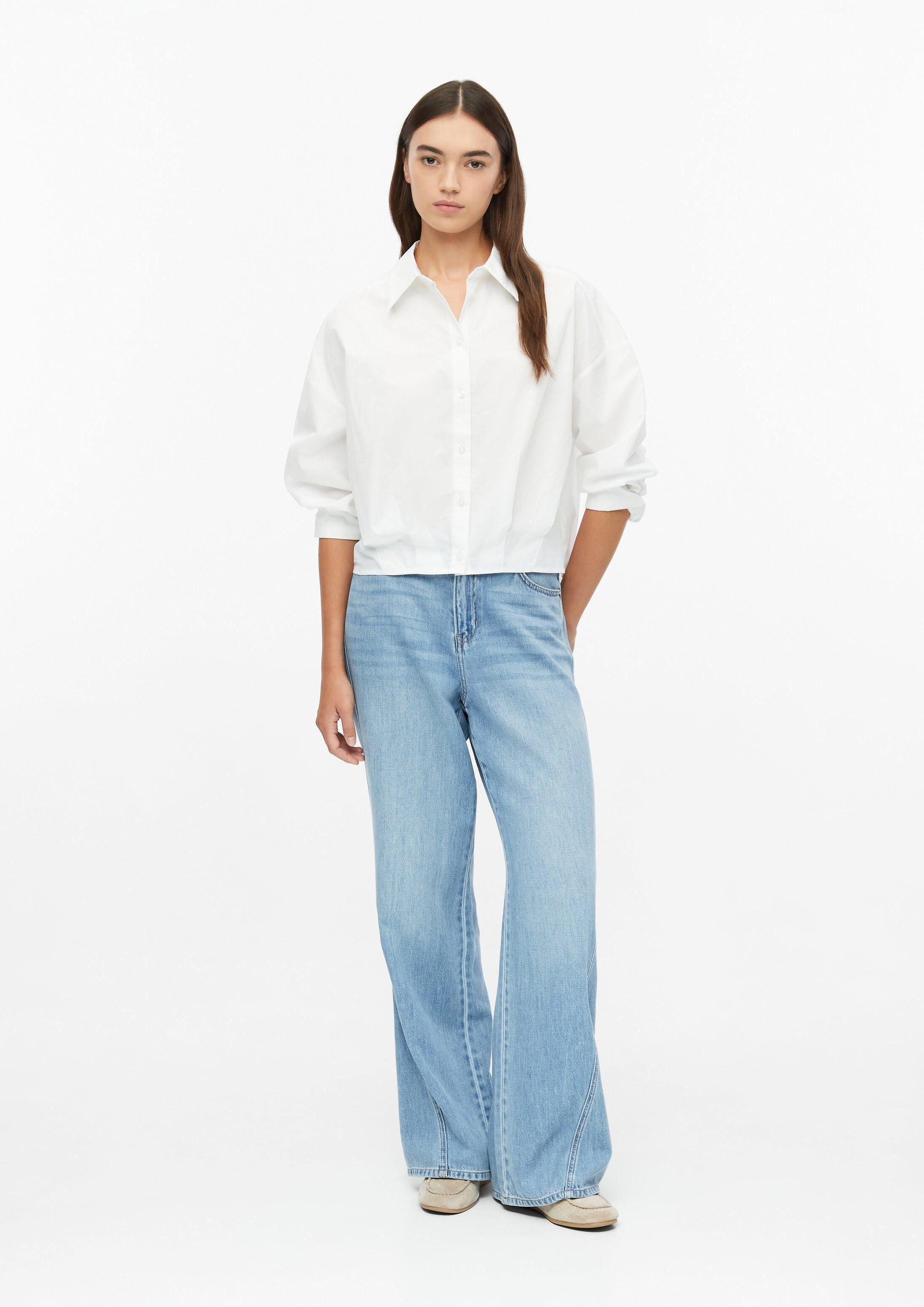 s.Oliver Langarmbluse Bluse s.Oliver x Heidi Klum: Popeline-Bluse im Relaxed Fit – Bild 5 von 5