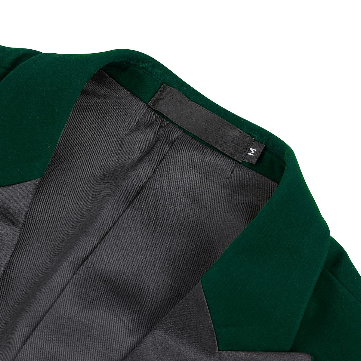 Allthemen Smokingsakko Herren Sakko in Samt Optik Smokingjacke Slim Fit