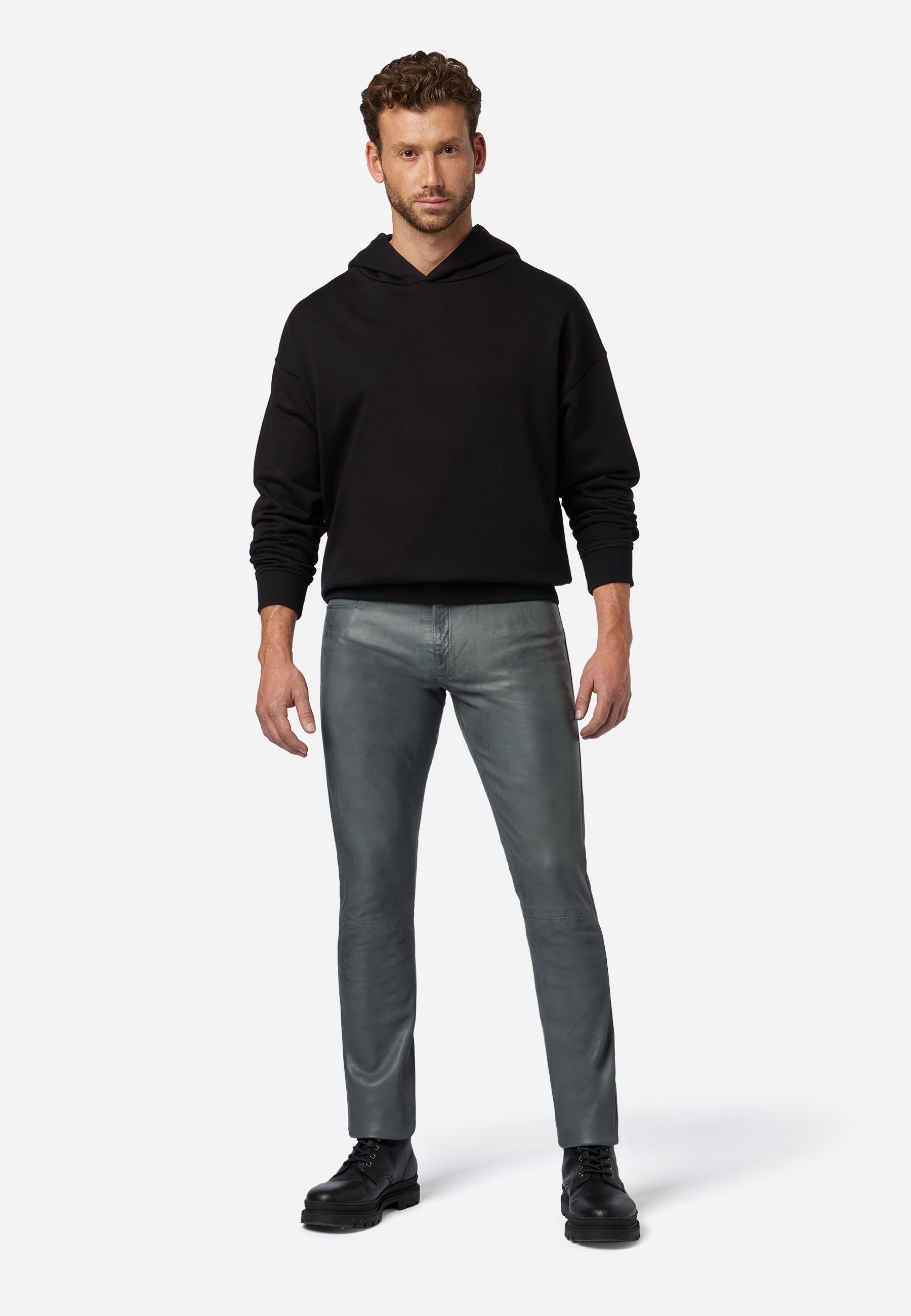 RICANO Lederhose No. 3 TR – Slim Fit Lederhose aus Lamm Leder im 5-Pocket-S günstig online kaufen