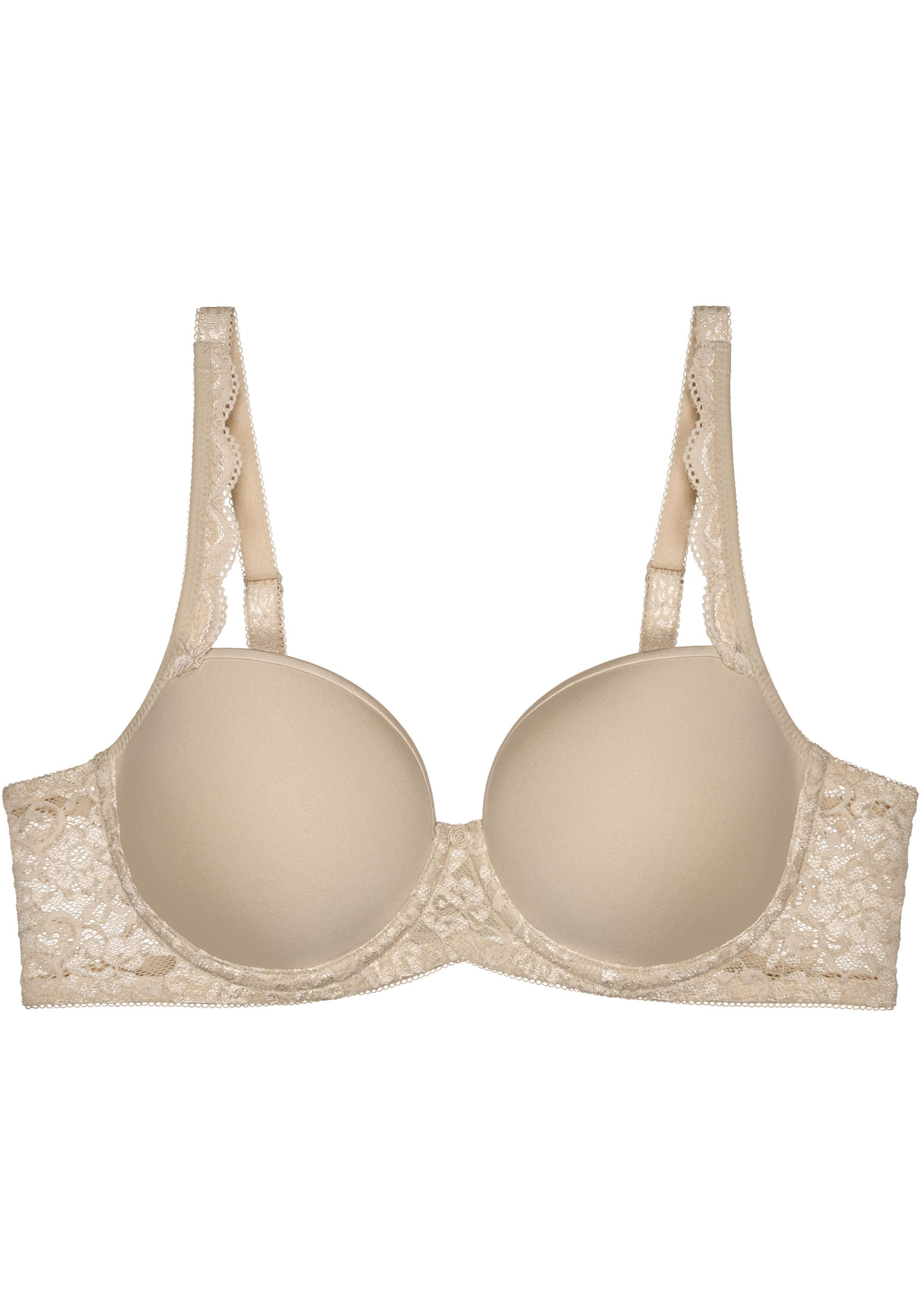Triumph T-Shirt-BH Amourette Stretch-Spitze, glatte Cups, atmungsaktiv, leicht, feminin